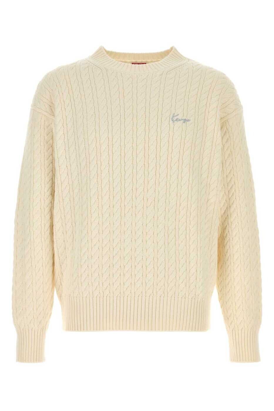 ケンゾー KENZO セーター ニットウェア メンズ ホワイト Knitwear FG65PU8123LK 02 White 関税 送料無料 2026AW gb｜BRANDSHOP「il Tesoro」