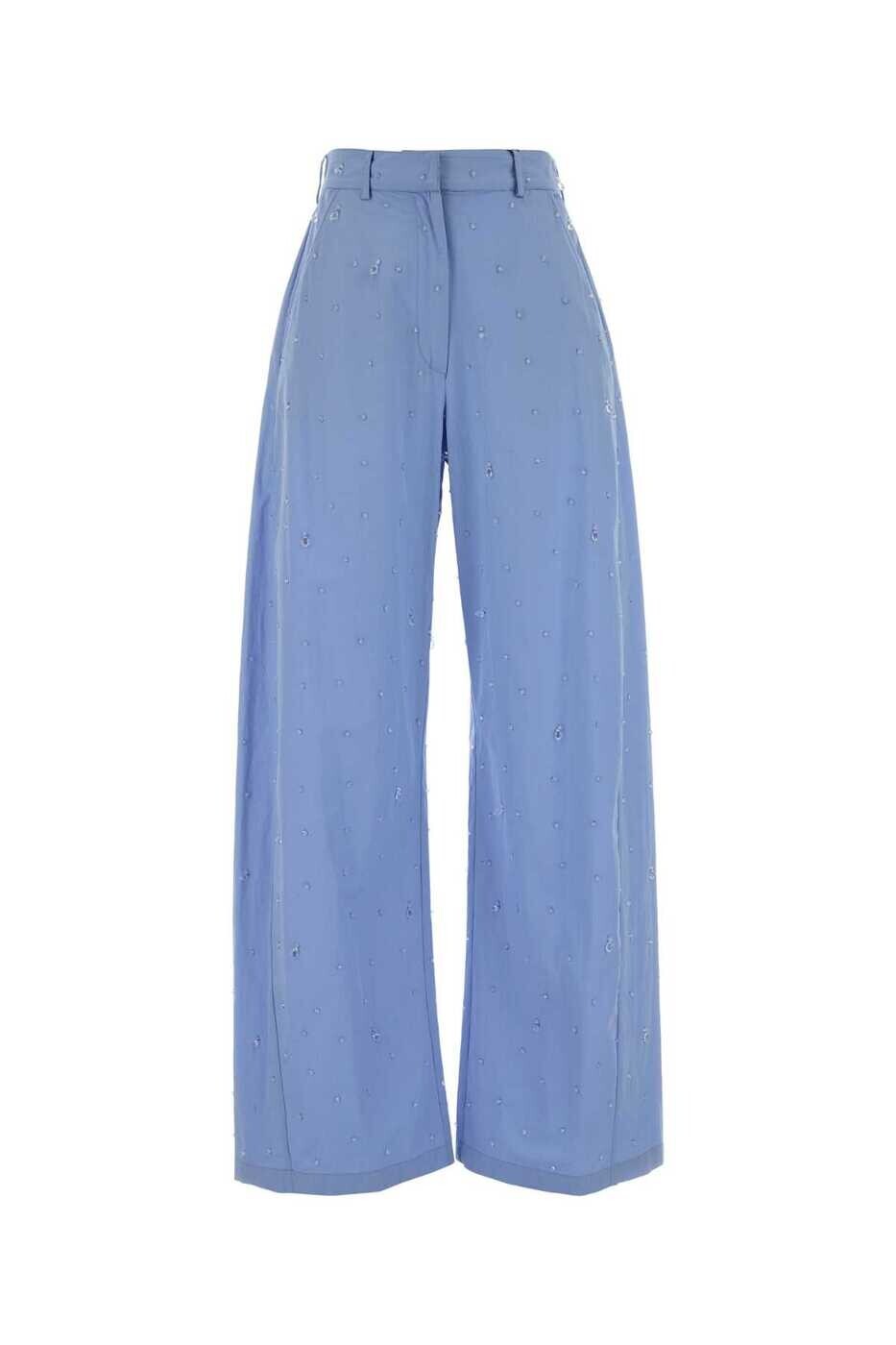 ジウゼッペディモラビト GIUSEPPE DI MORABITO ズボン パンツ レディース ブルー Trousers 06PSPA507R16406 82 Light Blue 関税 送料無料 2026SS gb｜BRANDSHOP「il Tesoro」