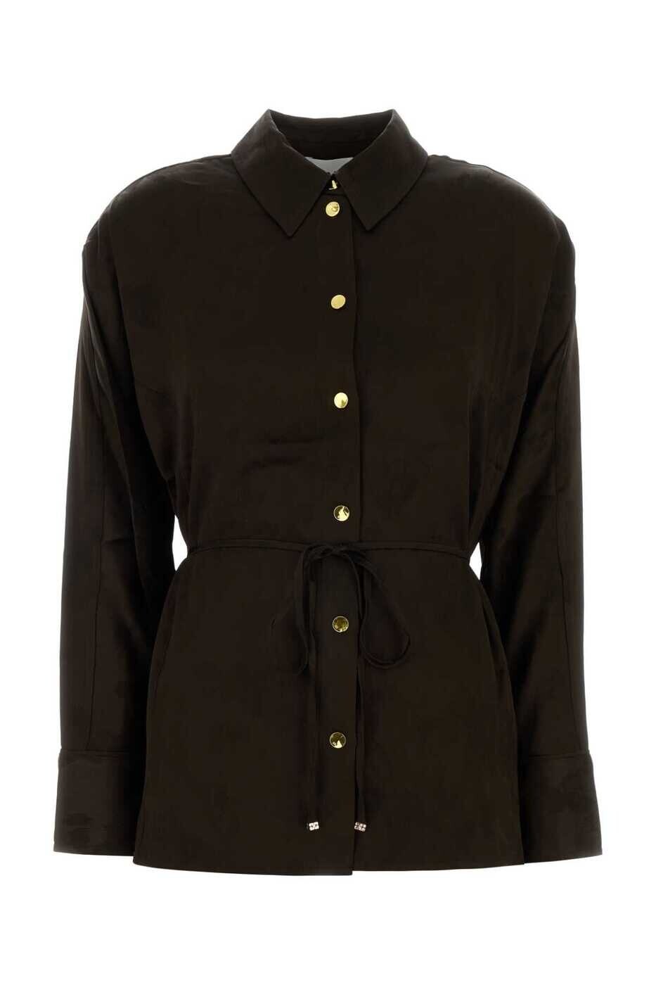 ガニー GANNI シャツ レディース ブラウン Shirts A1040264 ZWX Brown 関税 送料無料 2026SS gb｜BRANDSHOP「il Tesoro」