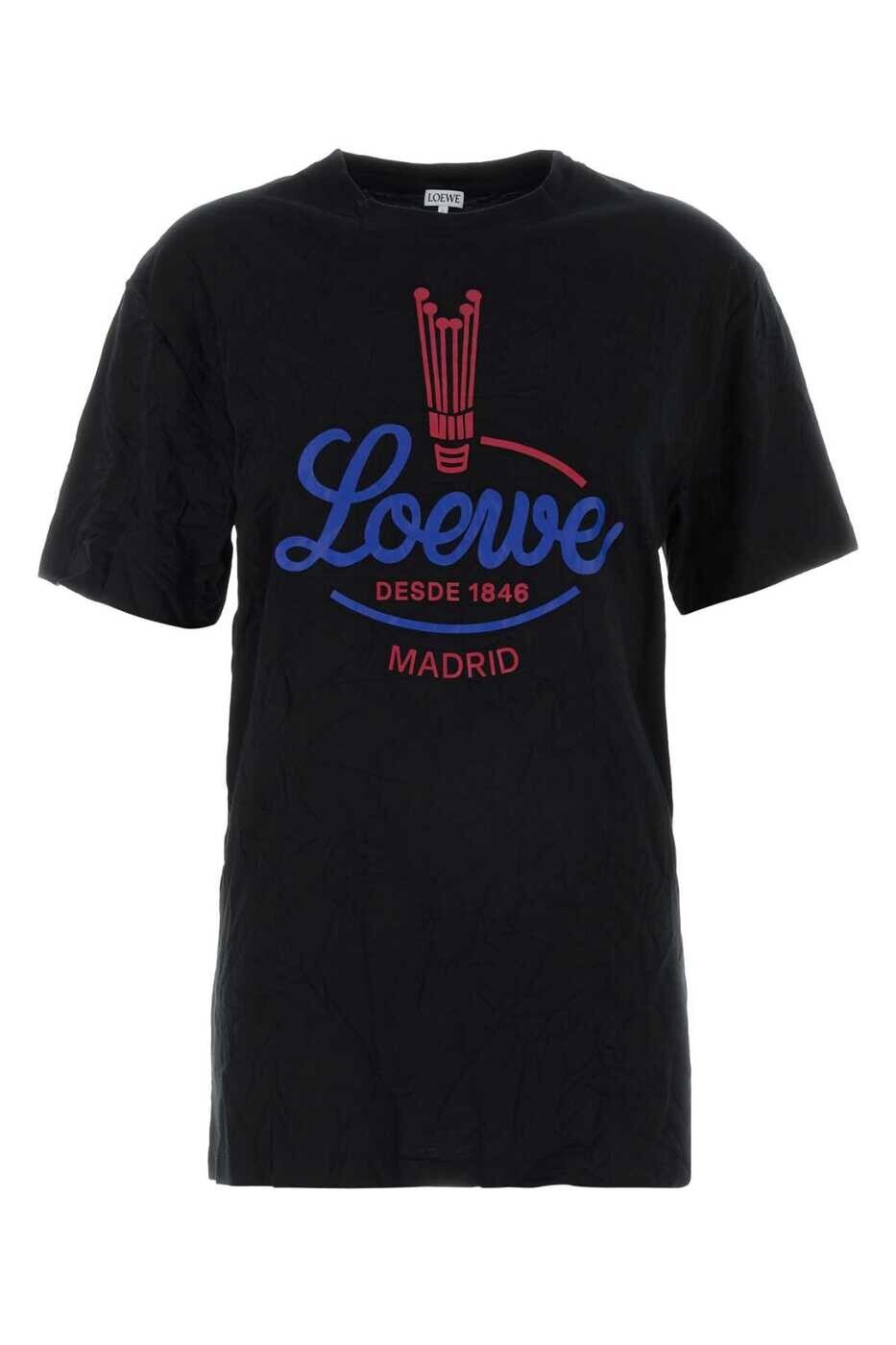 ロエベ LOEWE ポロシャツ Tシャツ レディース ブラック T-shirts and polo shirts S540Y22X93 BLACK Black 関税 送料無料 2026SS gb｜BRANDSHOP「il Tesoro」
