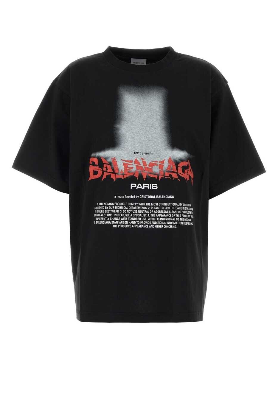 バレンシアガ BALENCIAGA ポロシャツ Tシャツ レディース ブラック T-shirts and polo shirts 871733TUVO4 1000 Black 関税 送料無料 2026AW gb|BRANDSHOP「il Tesoro」