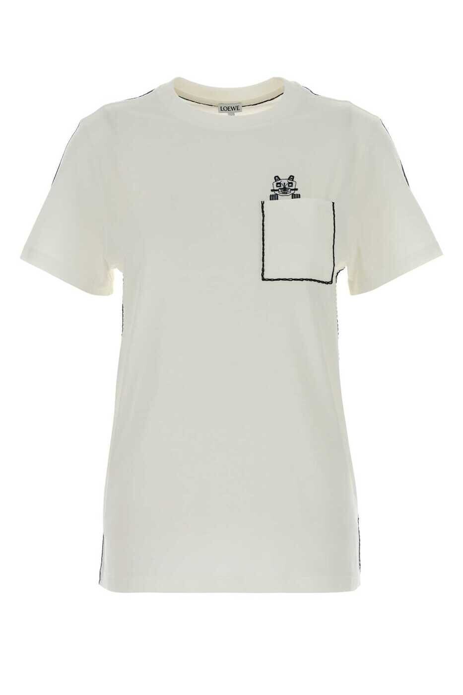 ロエベ LOEWE ポロシャツ Tシャツ レディース ホワイト T-shirts and polo shirts S359AJ2X03 WHITE White 関税 送料無料 2026SS gb｜BRANDSHOP「il Tesoro」