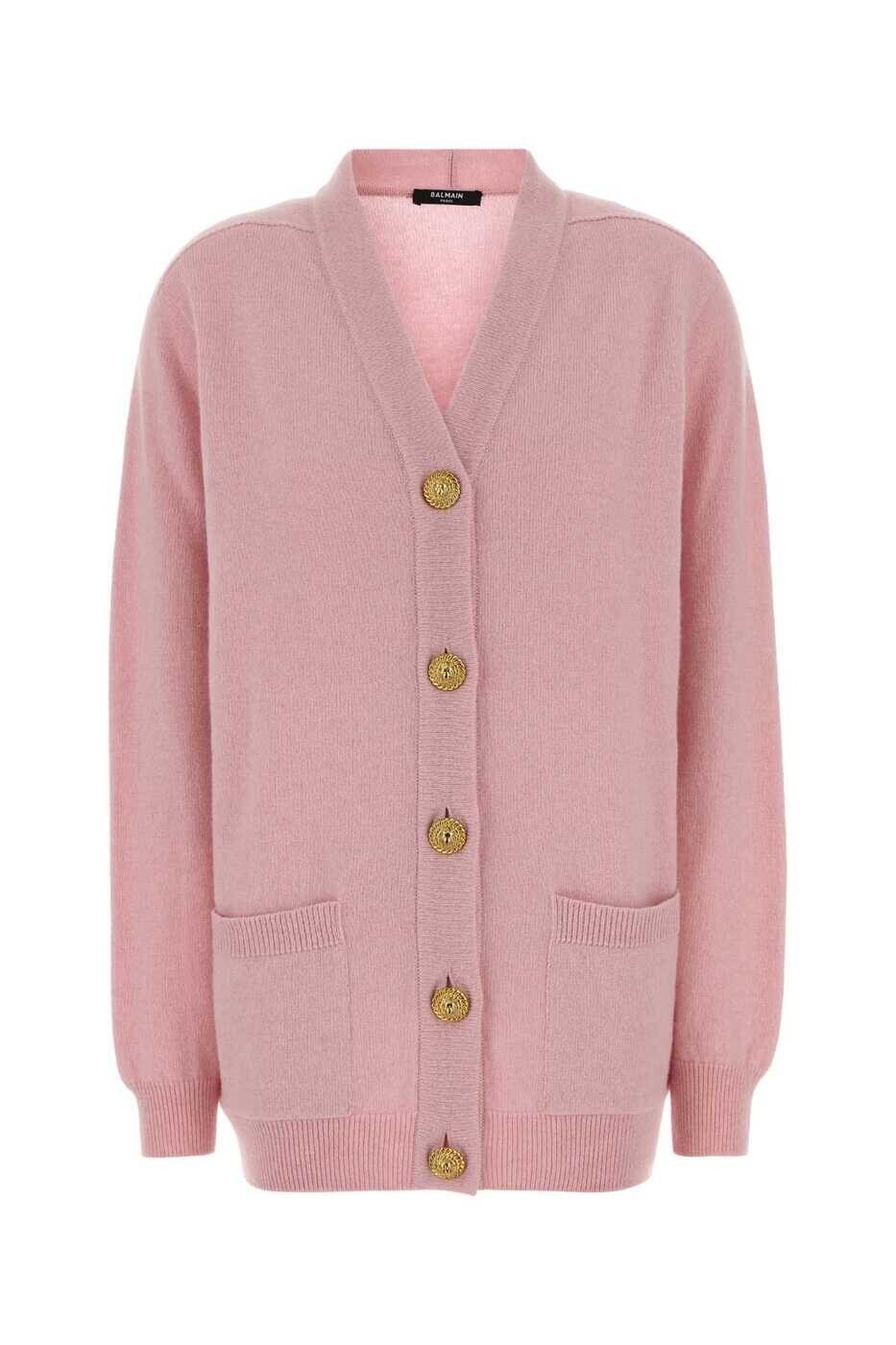 バルマン BALMAIN セーター ニットウェア レディース ピンク Knitwear GF1KO003KI87 4HR Pink 関税 送料無料 2026SS gb|BRANDSHOP「il Tesoro」