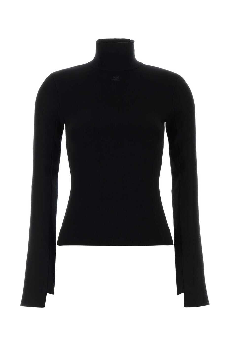クレージュ COURREGES セーター ニットウェア レディース ブラック Knitwear 425MPU260FI0001 0001 Black 関税 送料無料 2025AW gb｜BRANDSHOP「il Tesoro」