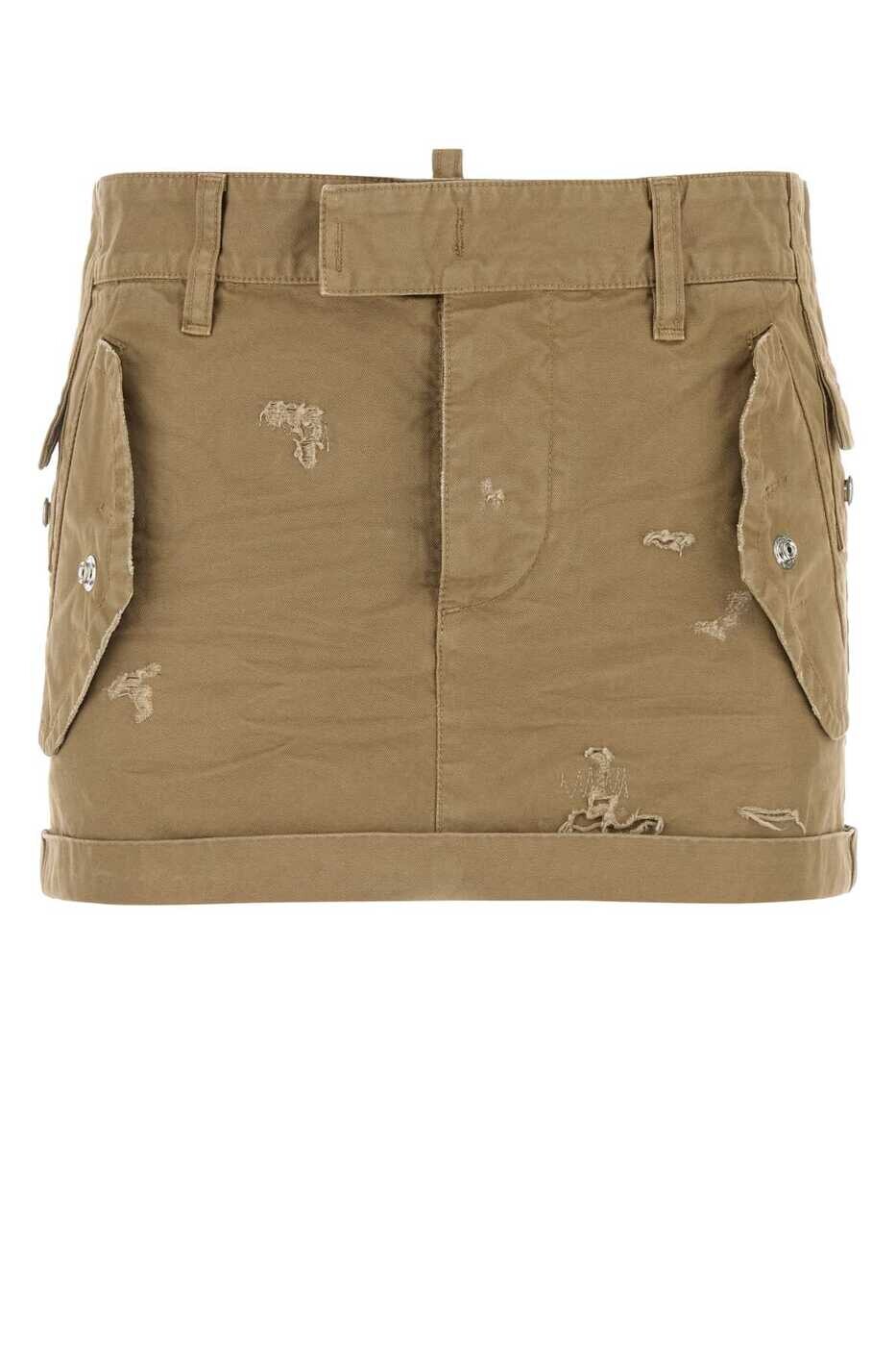 ディースクエアード DSQUARED2 スカート レディース グリーン Skirts S75MA0980S78205 114 Green 関税 送料無料 2025SS gb｜BRANDSHOP「il Tesoro」