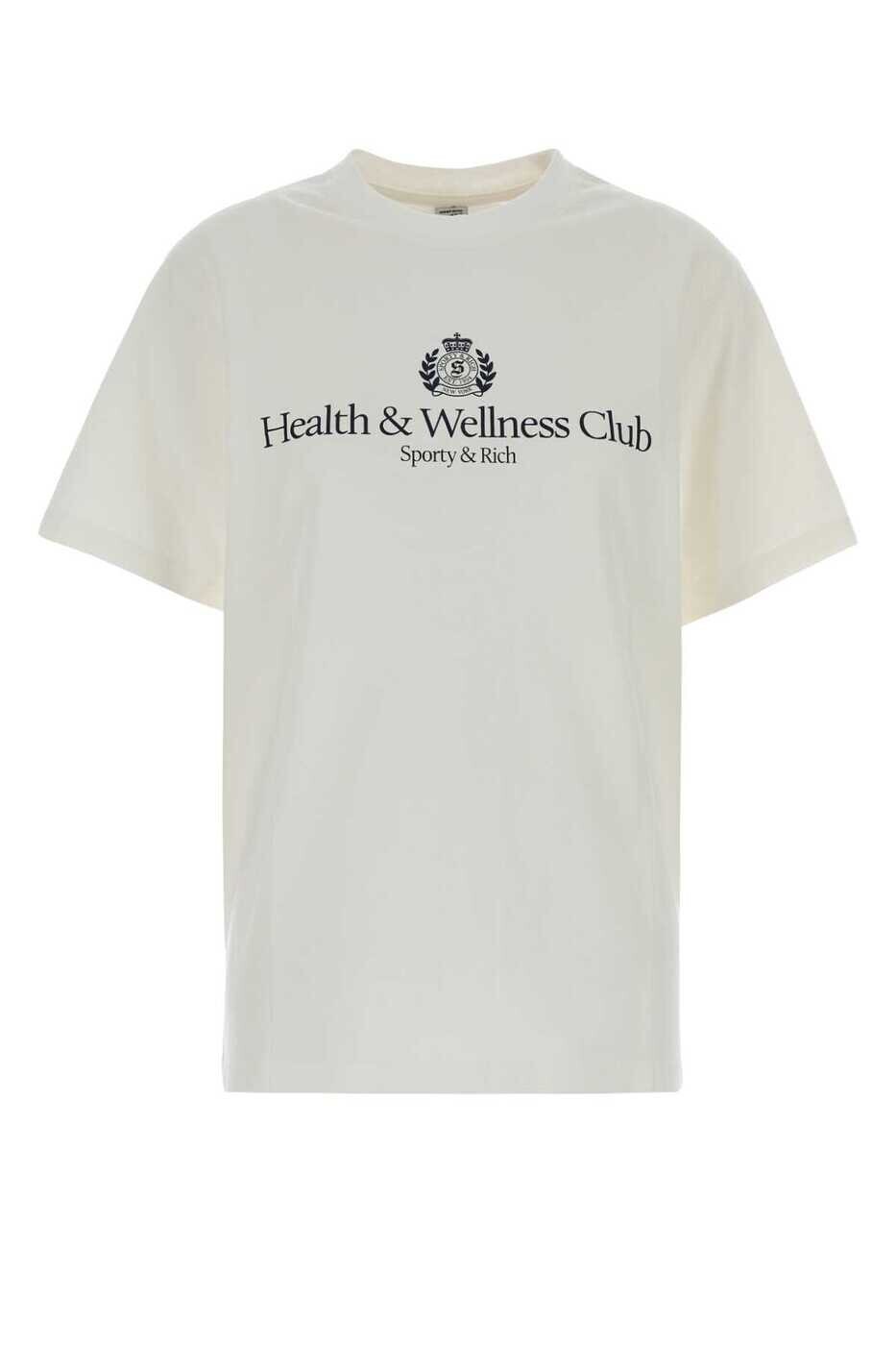 スポーティアンドリッチ SPORTY RICH ポロシャツ Tシャツ レディース ホワイト T-shirts and polo shirts TO119712241WH01 WHILIGNAV White 関税 送料無料 2026SS gb|BRANDSHOP「il Tesoro」