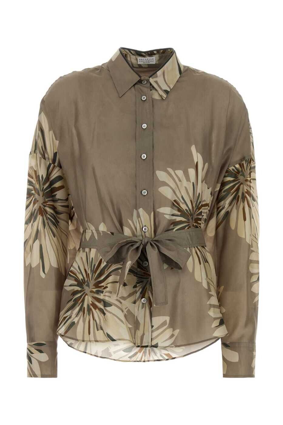 ブルネロクチネリ BRUNELLO CUCINELLI シャツ レディース マルチカラー Shirts MQ967RH216 C009 Printed 関税 送料無料 2026SS gb|BRANDSHOP「il Tesoro」