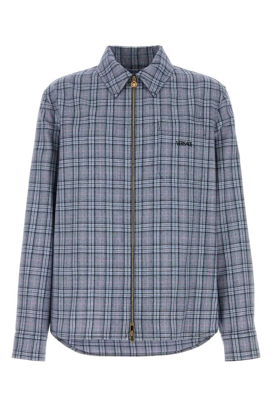 ヴェルサーチ VERSACE シャツ メンズ Shirts 10227461A16803 6UE40 Checked 関税 送料無料 2026SS gb｜BRANDSHOP「il Tesoro」