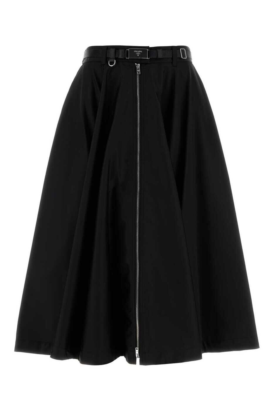 プラダ PRADA スカート レディース ブラック Skirts 21H057SOOO1WQ8 F0002 Black 関税 送料無料 2026AW gb｜BRANDSHOP「il Tesoro」