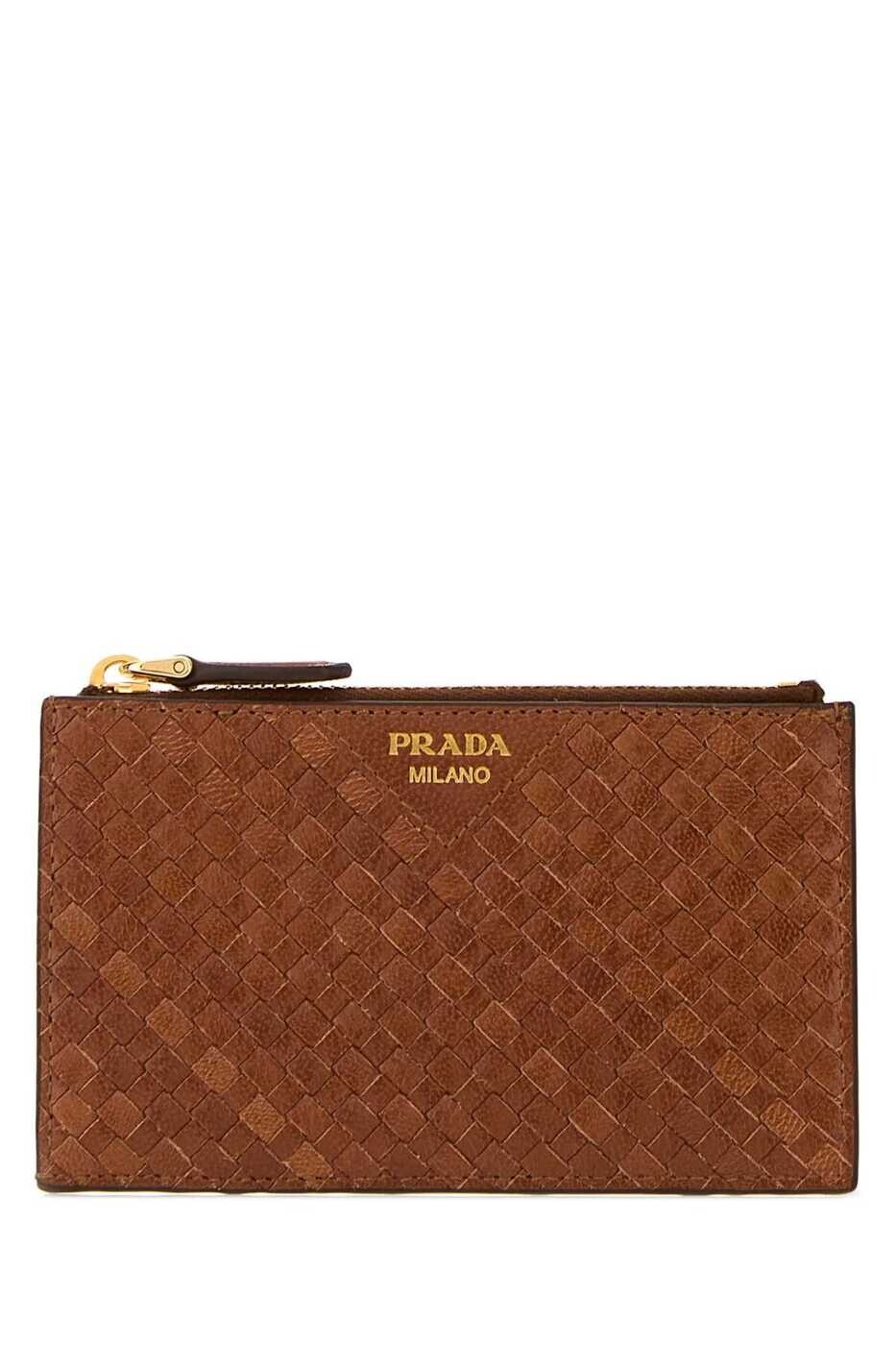 プラダ PRADA カードホルダー 財布 レディース ブラウン Wallets and Card Holders 1MC0862BE1 F0046 Camel 関税 送料無料 2026AW gb|BRANDSHOP「il Tesoro」
