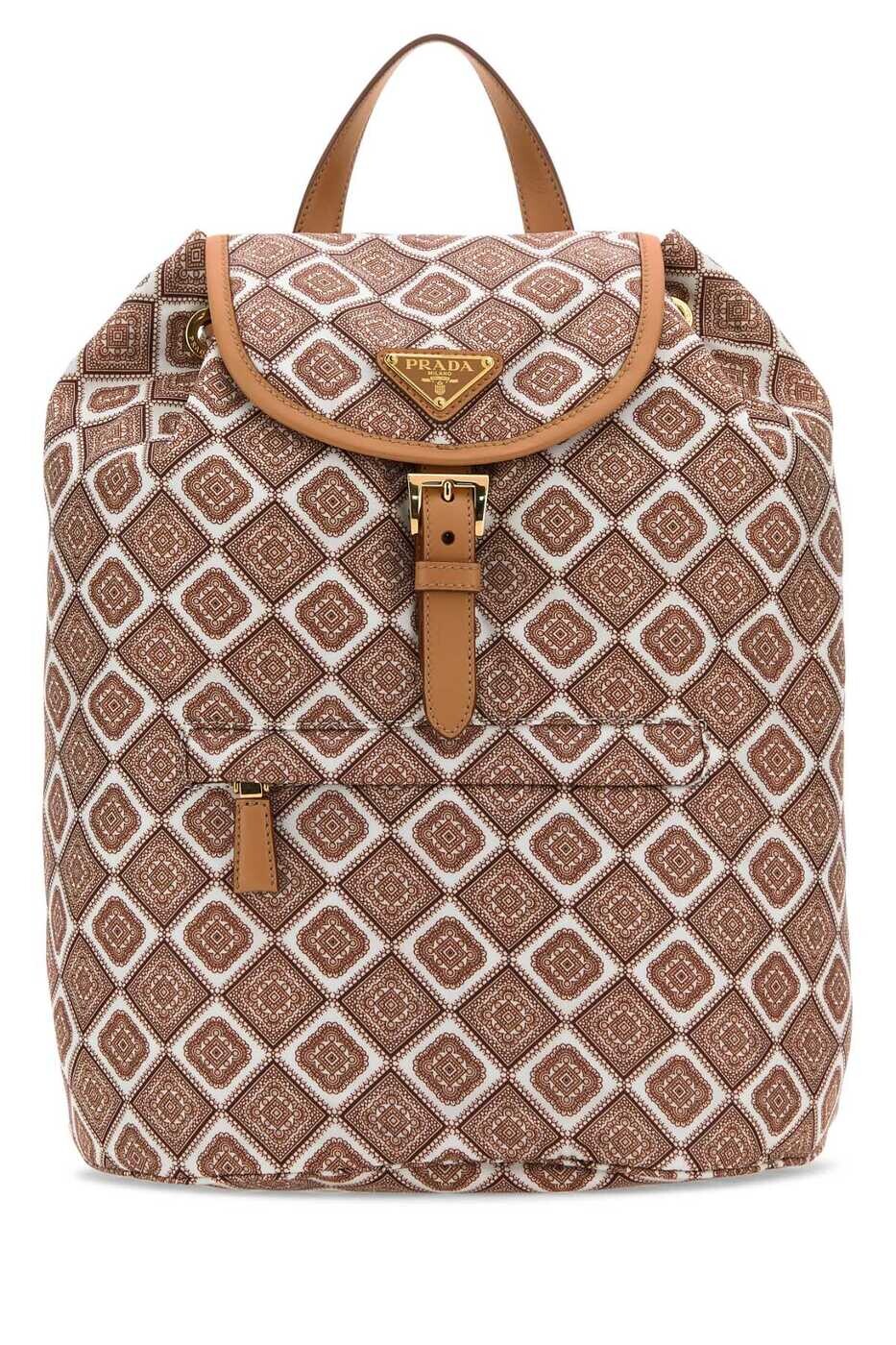 プラダ PRADA リュックサック バックパック レディース マルチカラー Backpacks and bum bags 1BZ032VOOH2CXP F0JM6 Printed 関税 送料無料 2023AW gb|BRANDSHOP「il Tesoro」