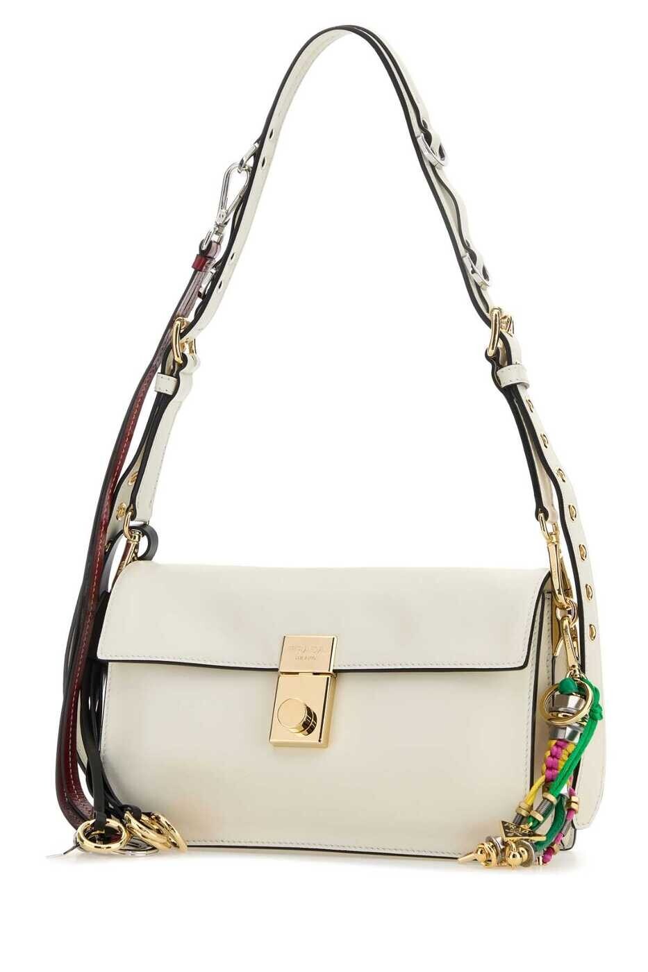 プラダ PRADA バッグ レディース ホワイト Business bags 1BD379VOO62C6A F0PG7 White 関税 送料無料 2026SS gb|BRANDSHOP「il Tesoro」