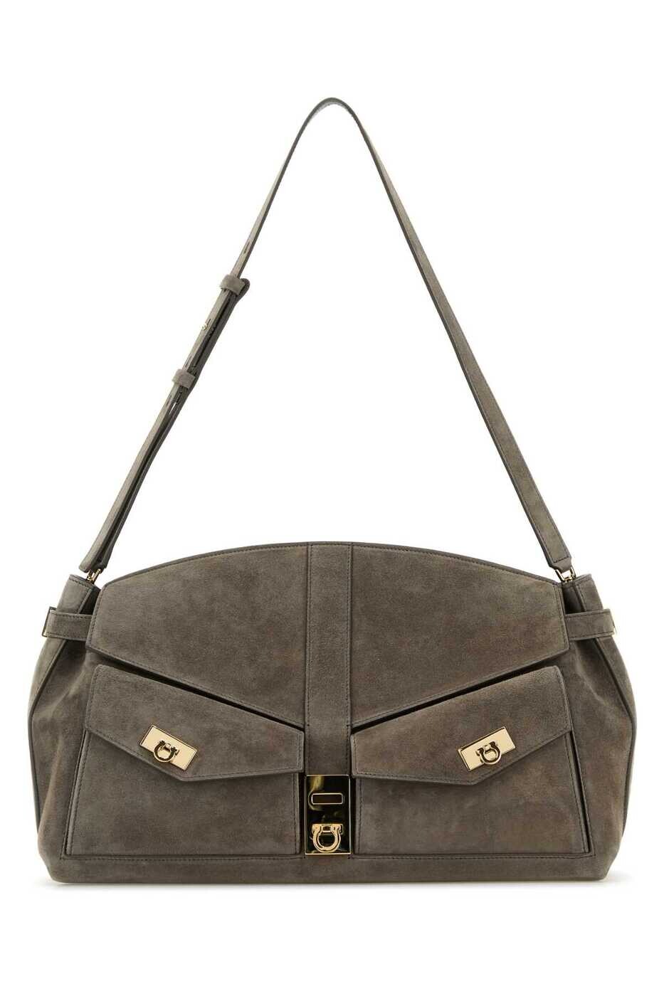 フェラガモ FERRAGAMO バッグ レディース グレー Business bags 219983784188 CONCRETE Grey 関税 送料無料 2025SS gb｜BRANDSHOP「il Tesoro」