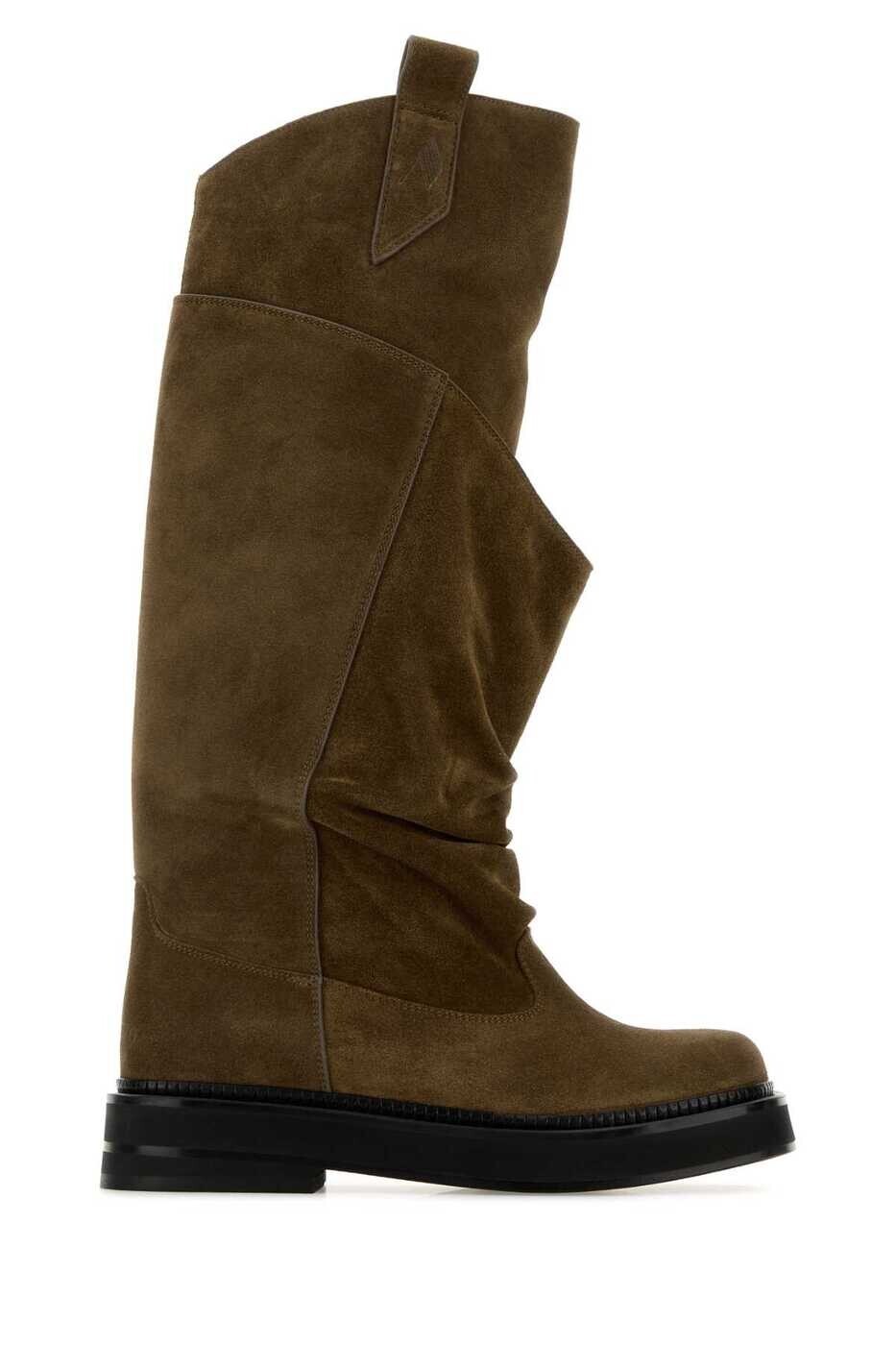 アティコ ATTICO ブーツ レディース ブラウン Boots 260WSH00902LBT040AA 064 Brown 関税 送料無料 gb|BRANDSHOP「il Tesoro」