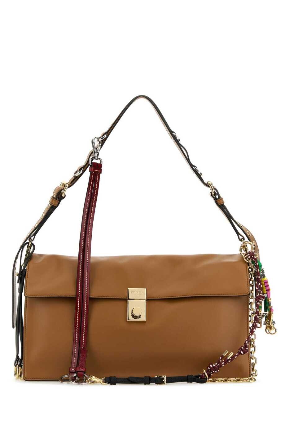 プラダ PRADA バッグ レディース ブラウン Business bags 1BD378VOO62C6A F02Z8 Camel 関税 送料無料 2026SS gb|BRANDSHOP「il Tesoro」