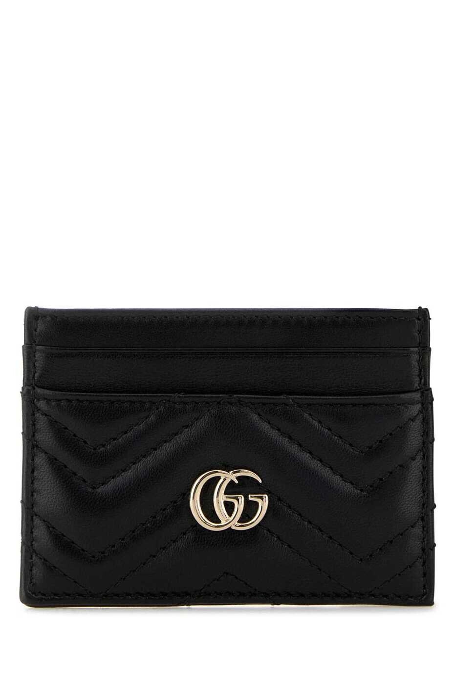 グッチ GUCCI カードホルダー 財布 レディース ブラック Wallets and Card Holders 443127AAFAX 1000 Black 関税 送料無料 gb｜BRANDSHOP「il Tesoro」