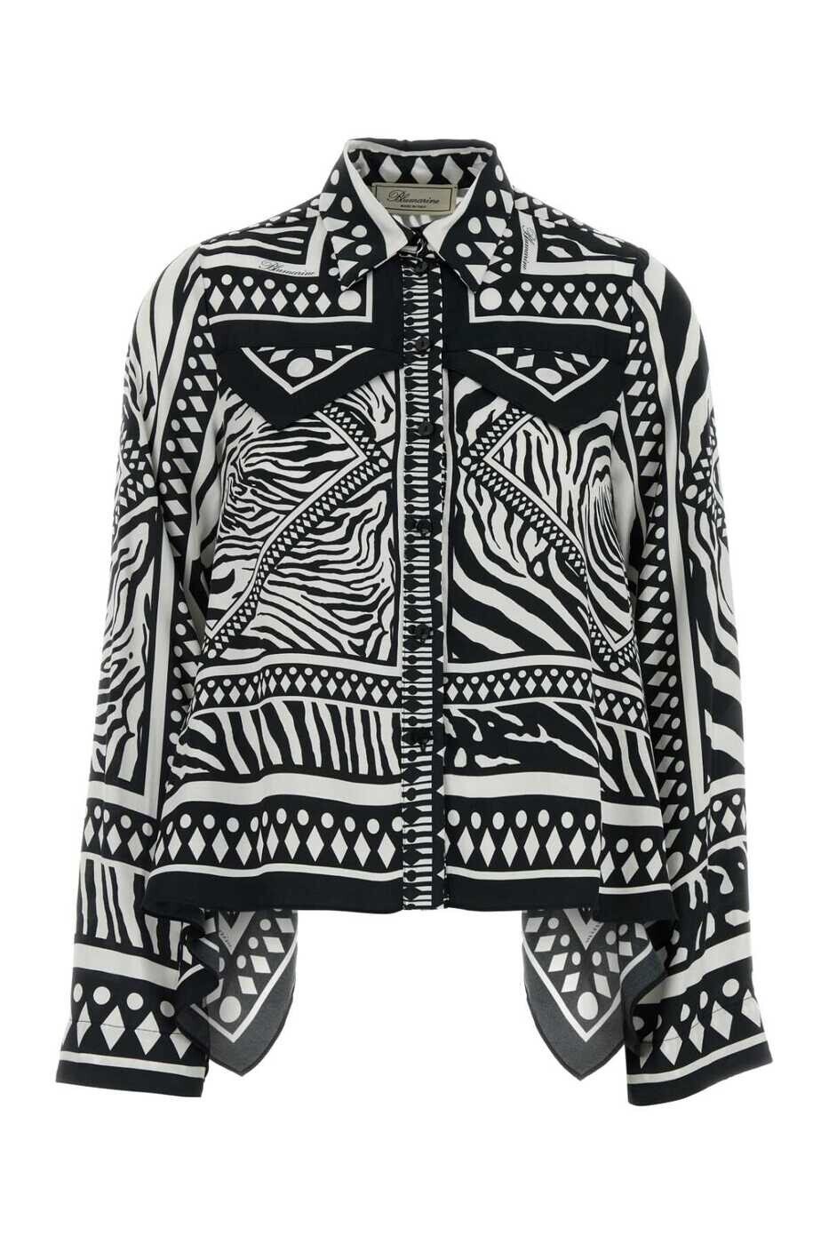 ブルマリン BLUMARINE シャツ レディース マルチカラー Shirts 2C434A M1039 Printed 関税 送料無料 2026SS gb|BRANDSHOP「il Tesoro」