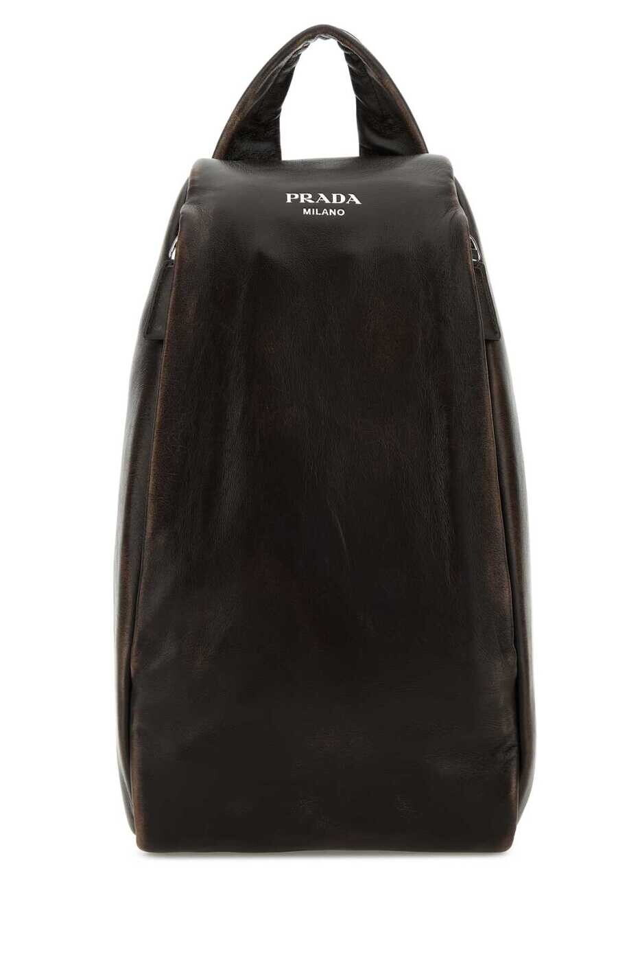 プラダ PRADA リュックサック バックパック メンズ ブラウン Backpacks 2VZ1142C75 F0003 Brown 関税 送料無料 2025SS gb|BRANDSHOP「il Tesoro」