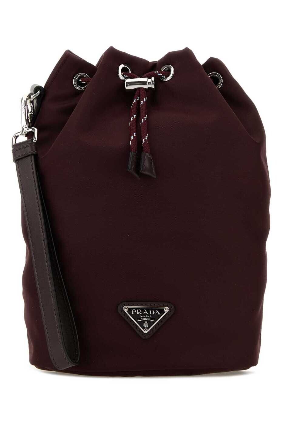 プラダ PRADA クラッチバッグ メンズ レッド Clutch and Wristlets Bags 2NE0672HE1 F0007 Burgundy 関税 送料無料 2026AW gb|BRANDSHOP「il Tesoro」