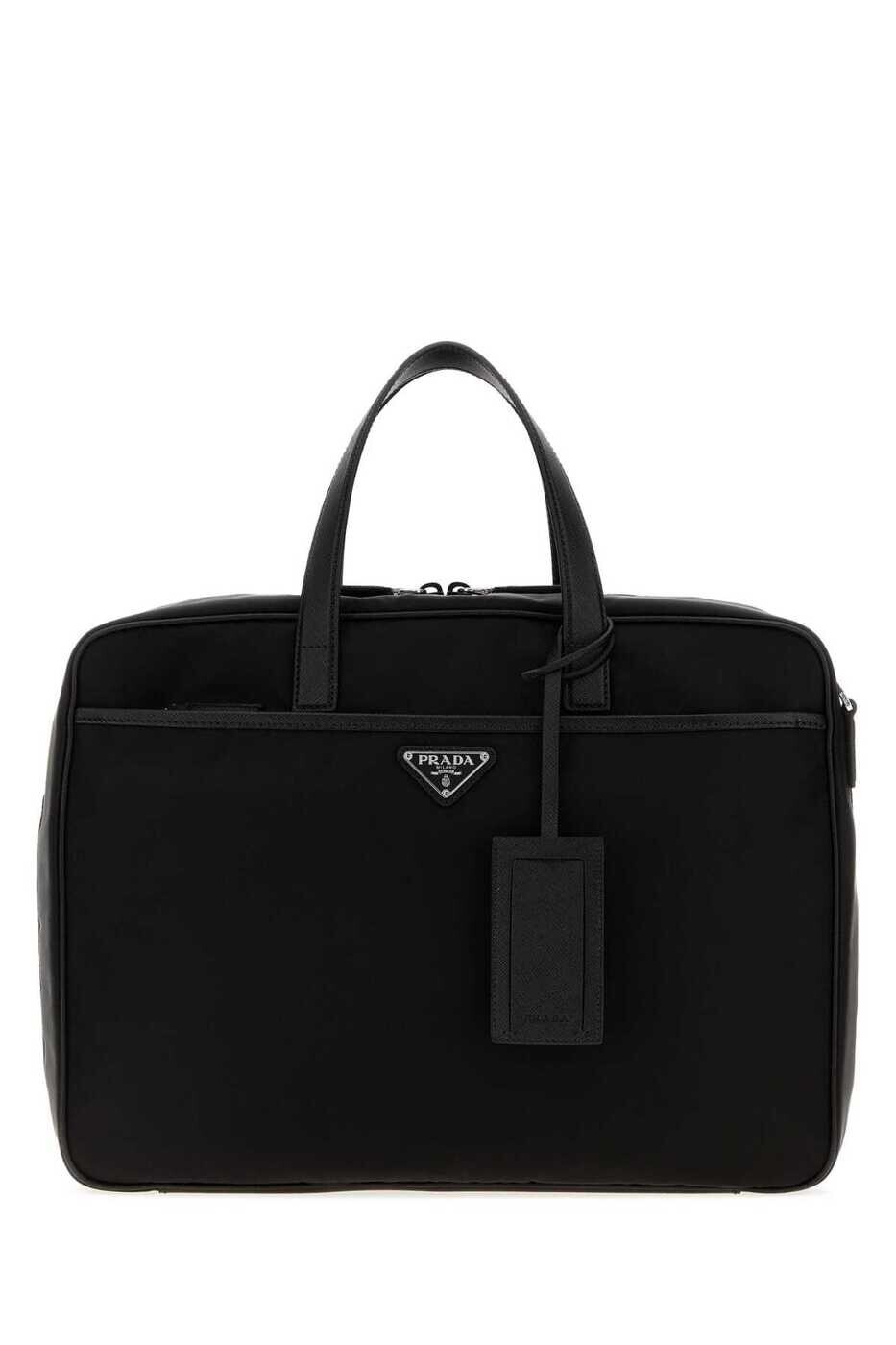 プラダ PRADA バッグ メンズ ブラック Business Bags 2VE0292DMH F0002 Black 関税 送料無料 2026AW gb|BRANDSHOP「il Tesoro」