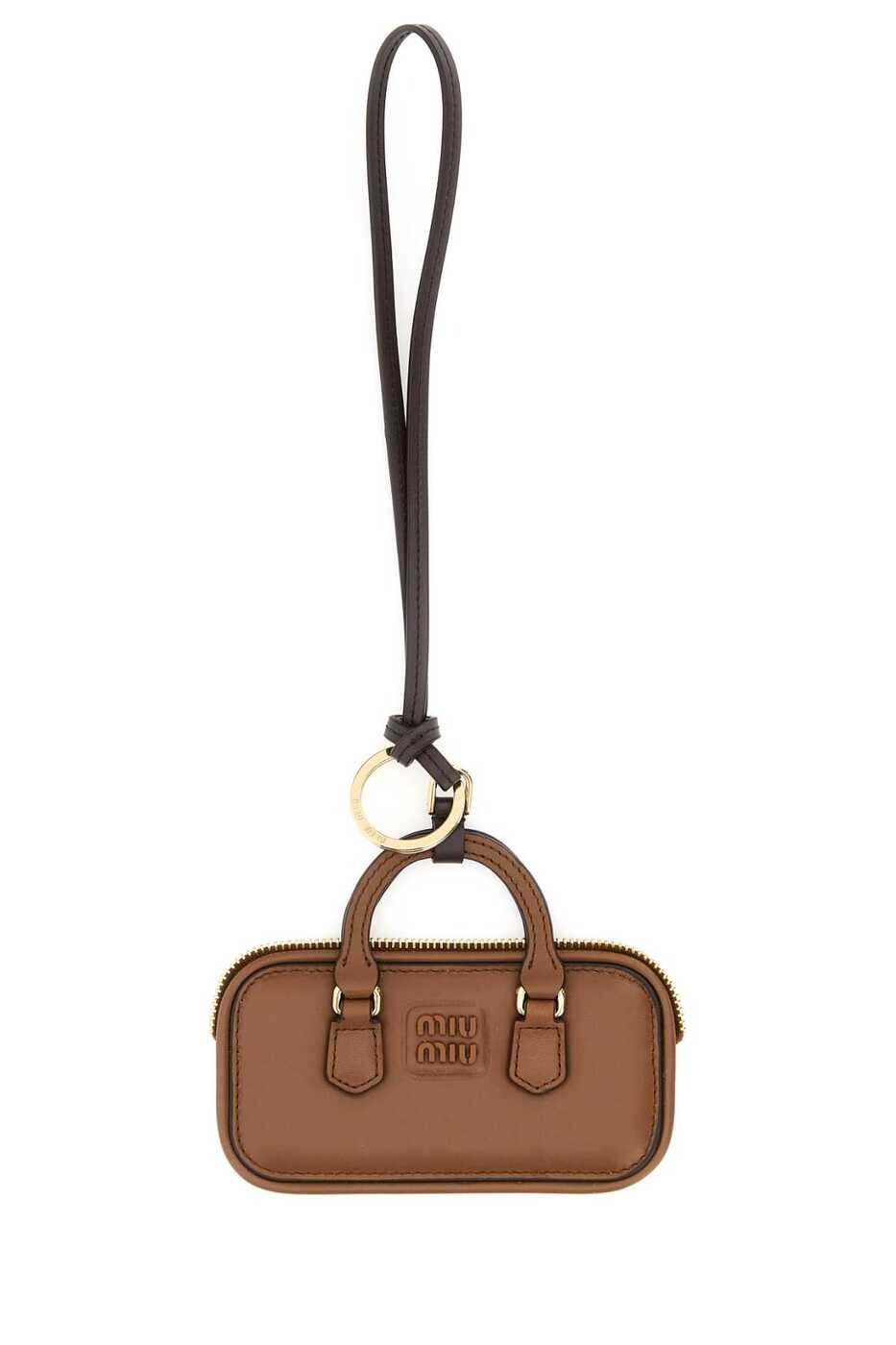 ミュウ ミュウ MIU MIU ハイテクアクセサリー ファッション小物 レディース ブラウン Hi-tech accessories 5TL3562CWA F0046 Camel 関税 送料無料 2026SS gb｜BRANDSHOP「il Tesoro」