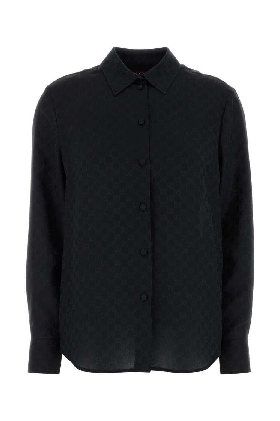グッチ GUCCI シャツ レディース ブラック Shirts 798725ZAISQ 1000 Black 関税 送料無料 2026AW gb|BRANDSHOP「il Tesoro」