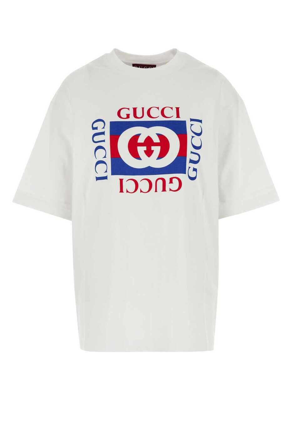 グッチ GUCCI ポロシャツ Tシャツ レディース ホワイト T-shirts and polo shirts 784361XJGKA 9074 White 関税 送料無料 gb｜BRANDSHOP「il Tesoro」