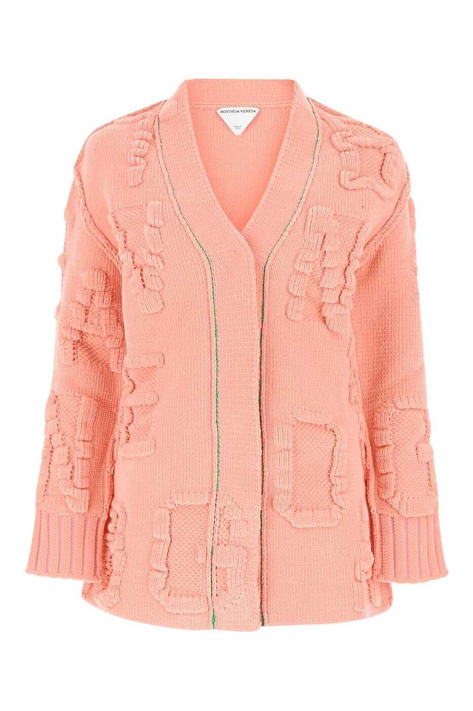 ボッテガ ヴェネタ BOTTEGA VENETA セーター ニットウェア レディース ピンク Knitwear 689713V1OX0 5556 Pink 関税 送料無料 2022SS gb|BRANDSHOP「il Tesoro」