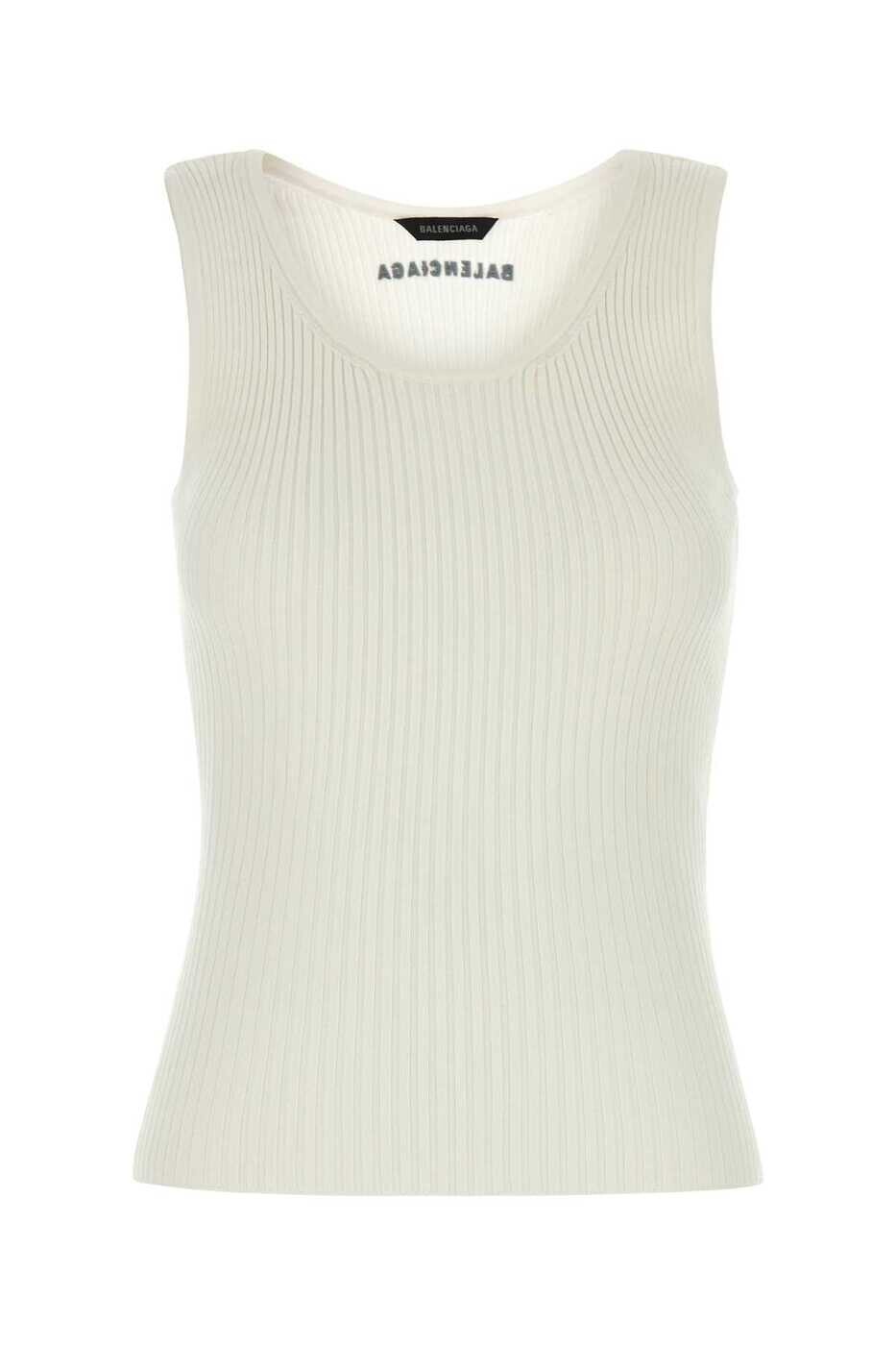 バレンシアガ BALENCIAGA Tシャツ トップス レディース ホワイト T-shirts and tops 828090T1737 9000 White 関税 送料無料 2025SS gb|BRANDSHOP「il Tesoro」