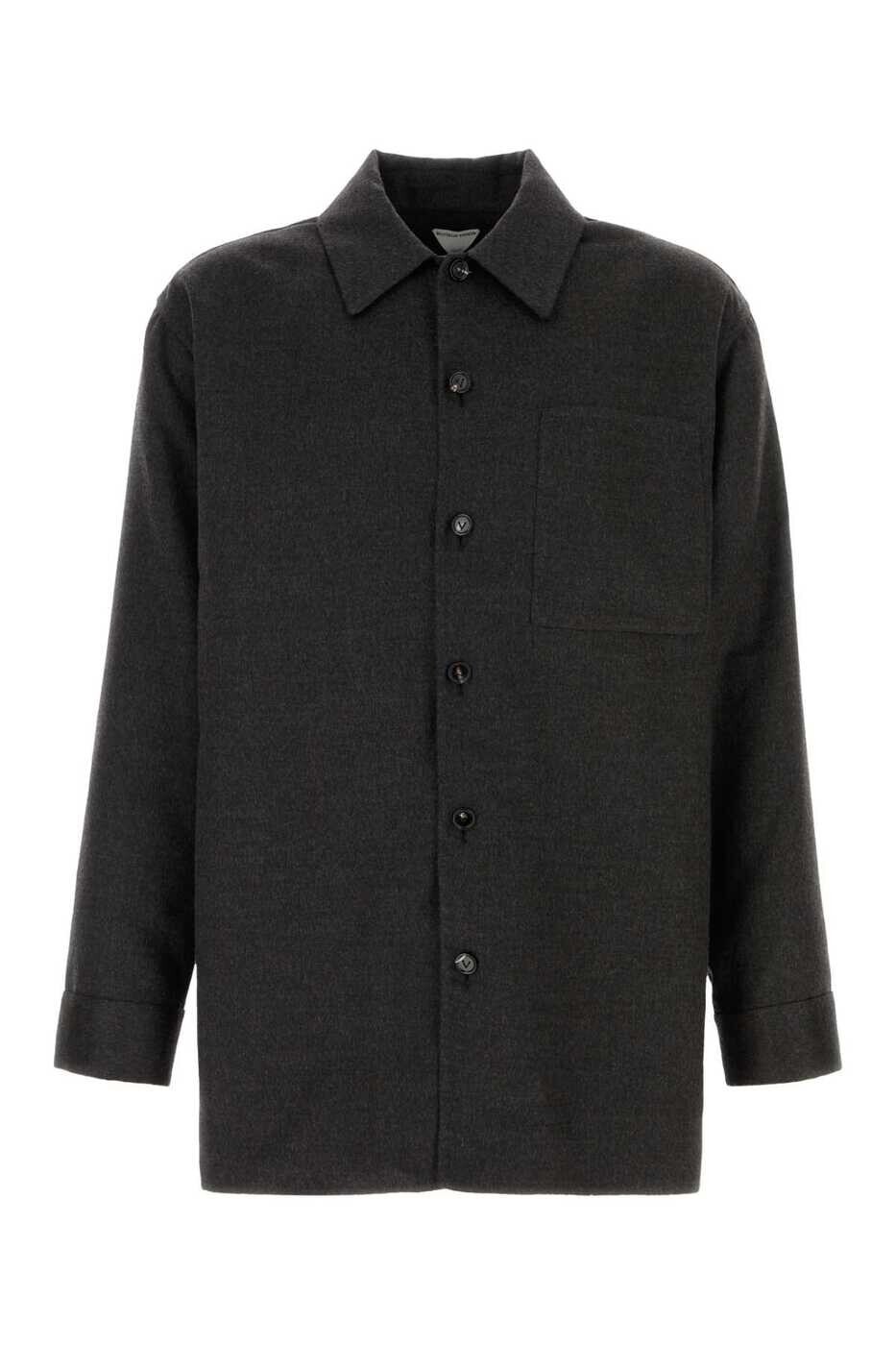 ボッテガ ヴェネタ BOTTEGA VENETA シャツ メンズ グレー Shirts 830104VKOW0 1307 Grey 関税 送料無料 2025AW gb|BRANDSHOP「il Tesoro」