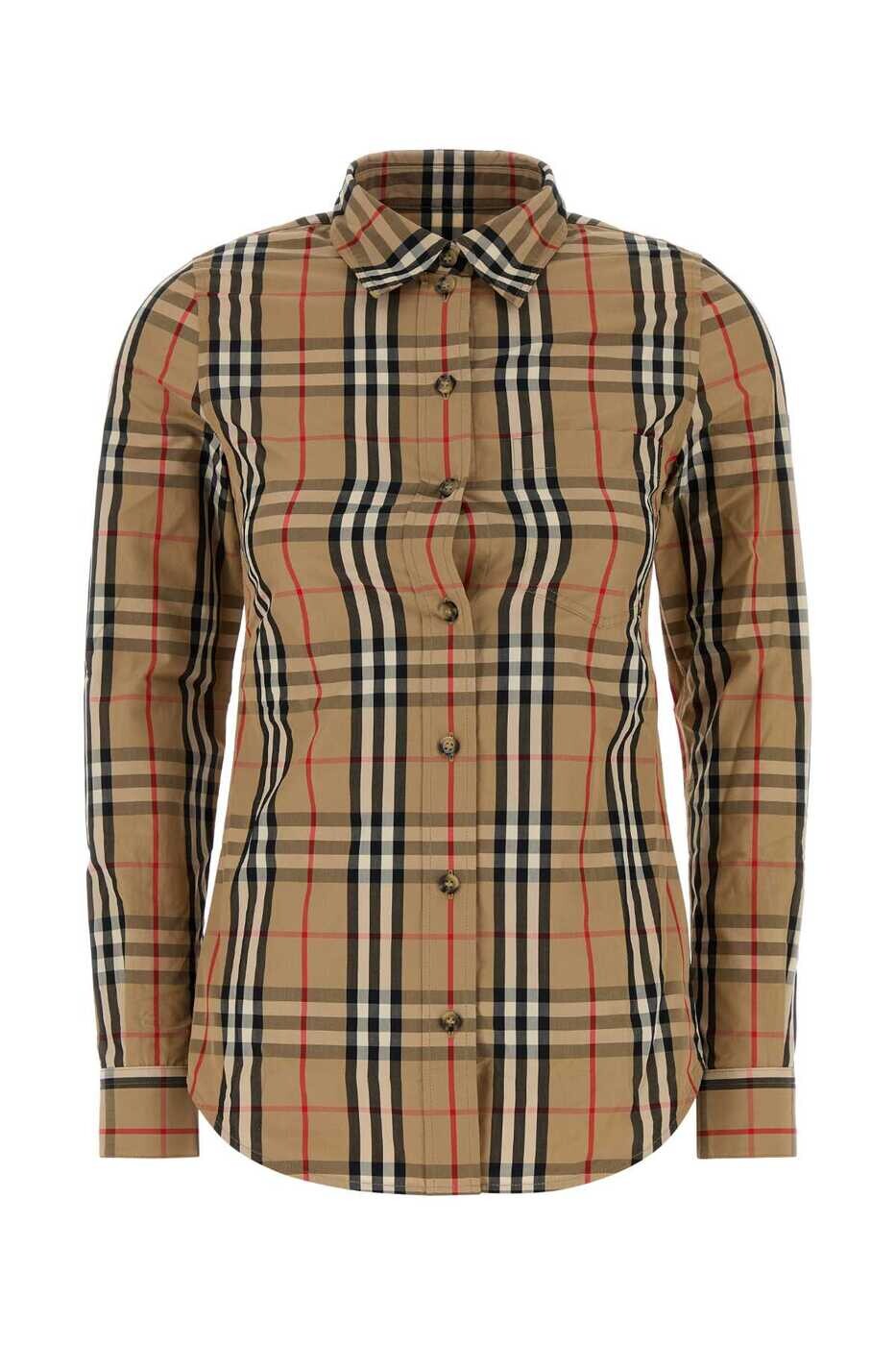 バーバリー BURBERRY シャツ レディース Shirts 8111847 A7028 Checked 関税 送料無料 2026AW gb｜BRANDSHOP「il Tesoro」