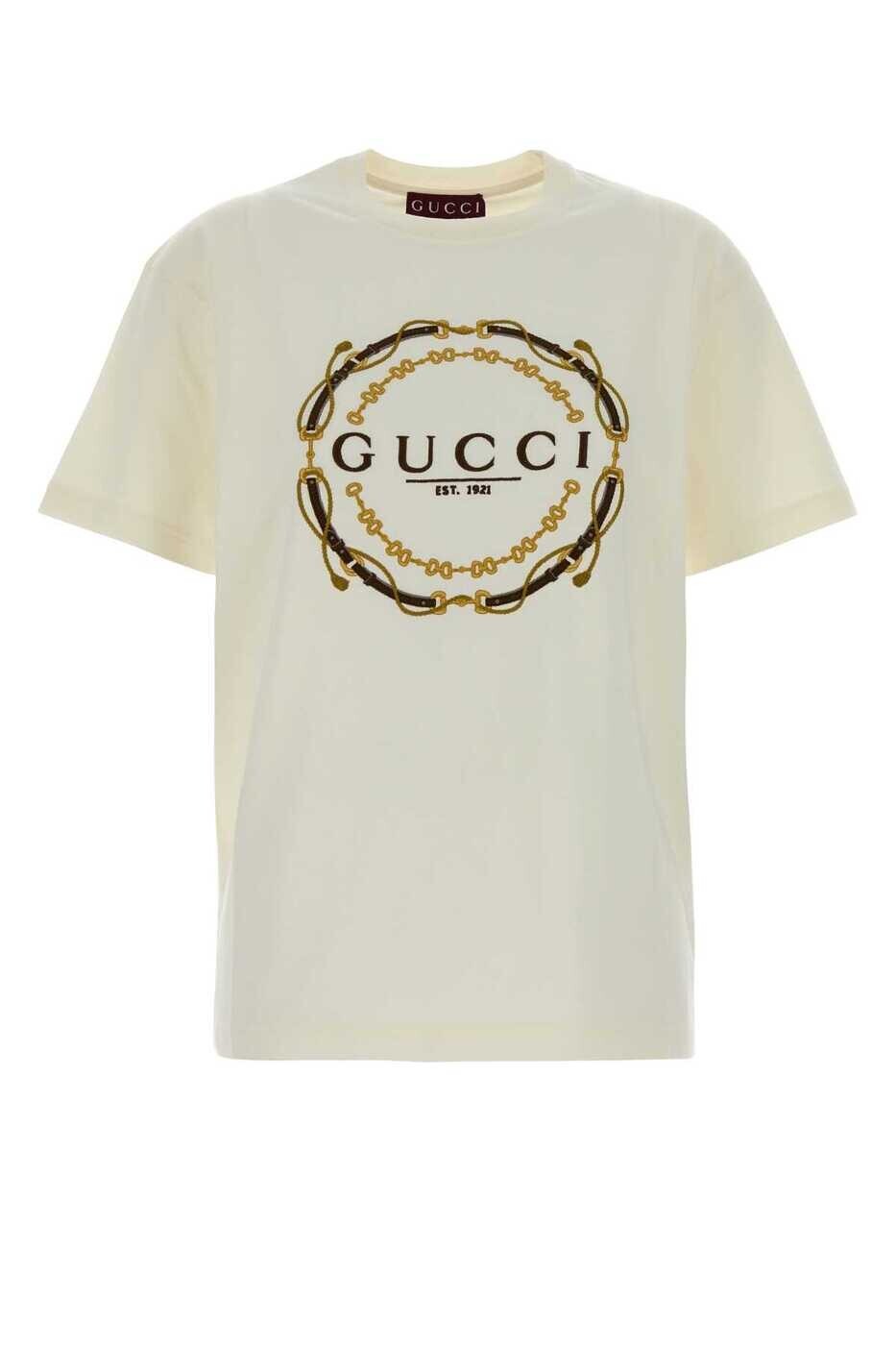 グッチ GUCCI ポロシャツ Tシャツ レディース ホワイト T-shirts and polo shirts 837959XJHQY 9750 White 関税 送料無料 2026SS gb|BRANDSHOP「il Tesoro」