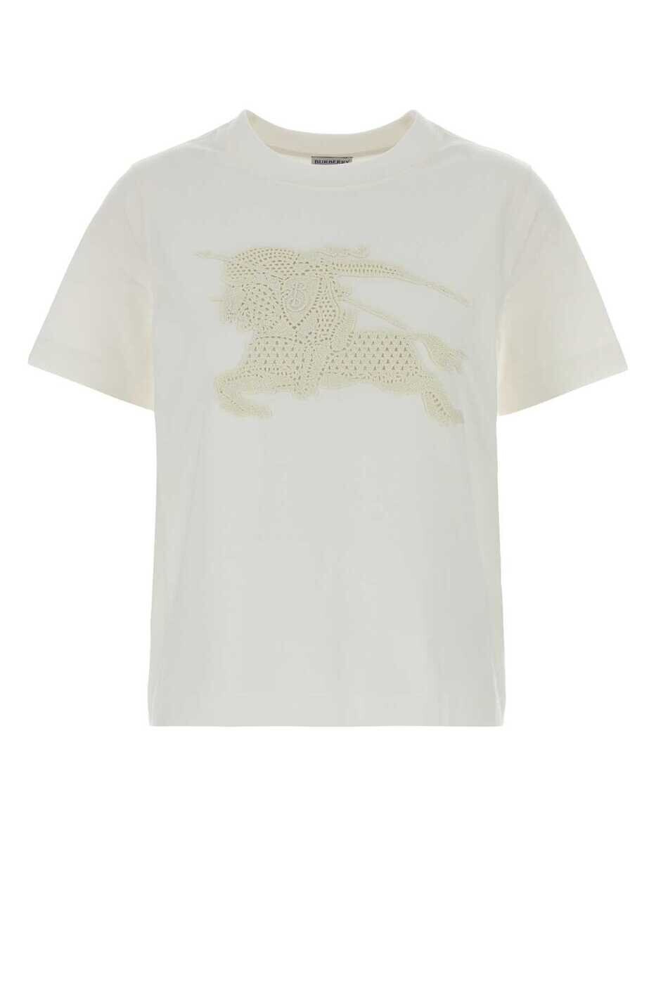 バーバリー BURBERRY ポロシャツ Tシャツ レディース ホワイト T-shirts and polo shirts 8124136 B7078 White 関税 送料無料 2026SS gb|BRANDSHOP「il Tesoro」