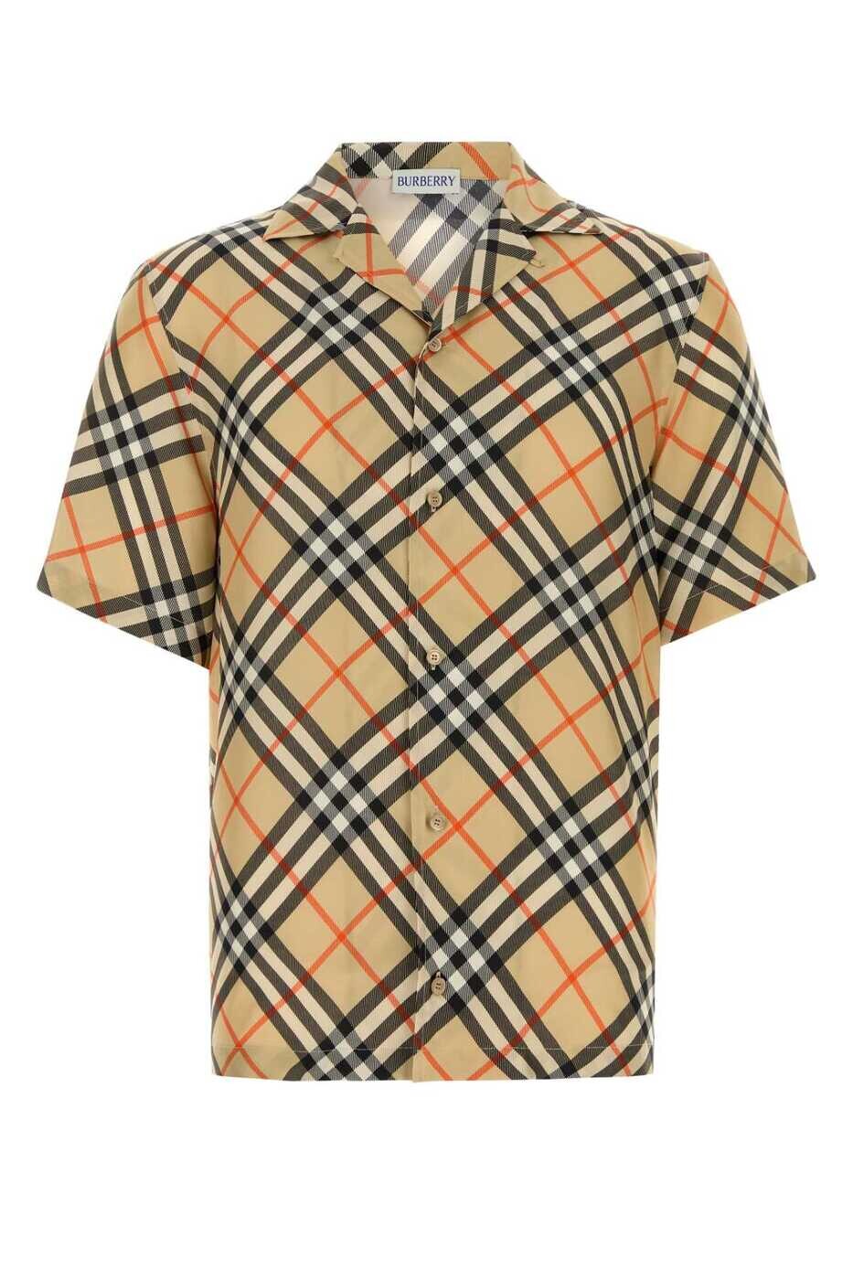 バーバリー BURBERRY シャツ メンズ Shirts 8091202 B9368 Checked 関税 送料無料 2026SS gb｜BRANDSHOP「il Tesoro」