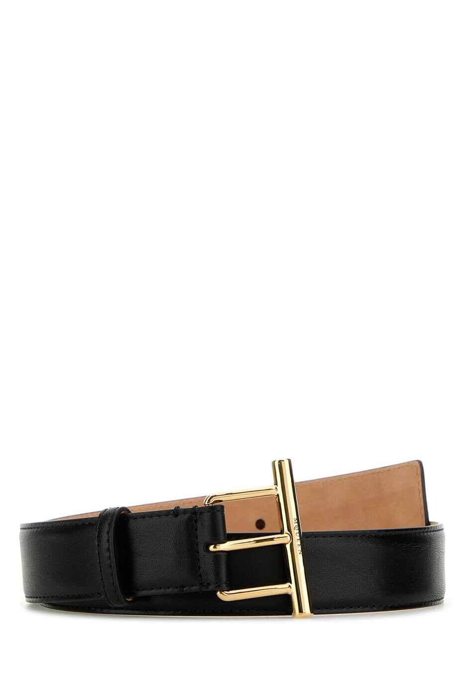 アレキサンダー マックイーン ALEXANDER MCQUEEN ベルト レディース ブラック Belts 8044991BR0G 1000 Black 関税 送料無料 2025SS gb|BRANDSHOP「il Tesoro」