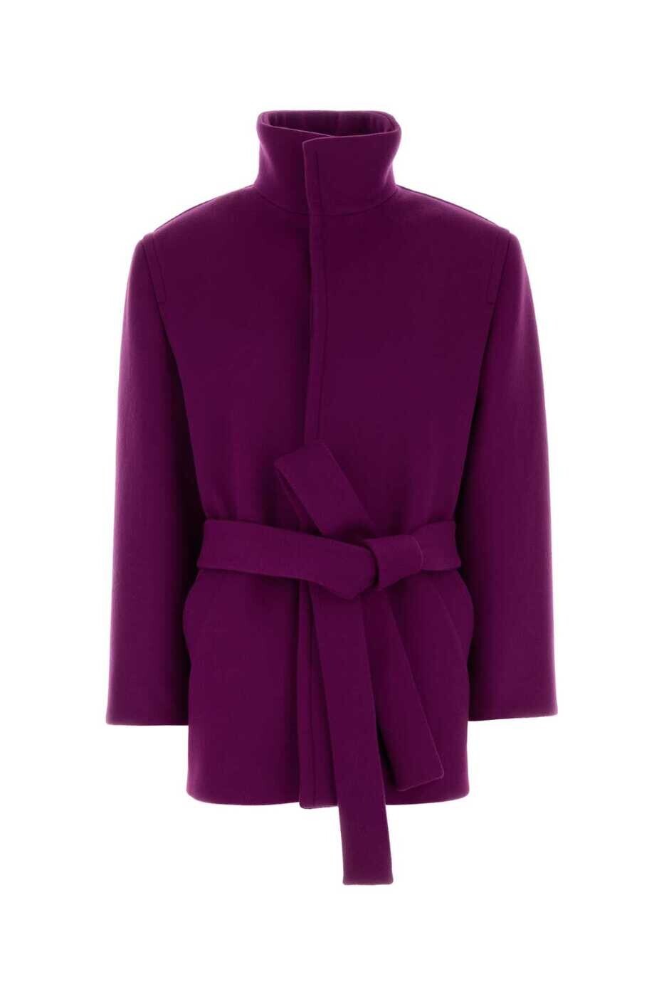 イヴ サンローラン SAINT LAURENT PARIS トレンチコート コート レディース パープル Coats and trench coats 850307Y060R 5051 Purple 関税 送料無料 2025AW gb|BRANDSHOP「il Tesoro」