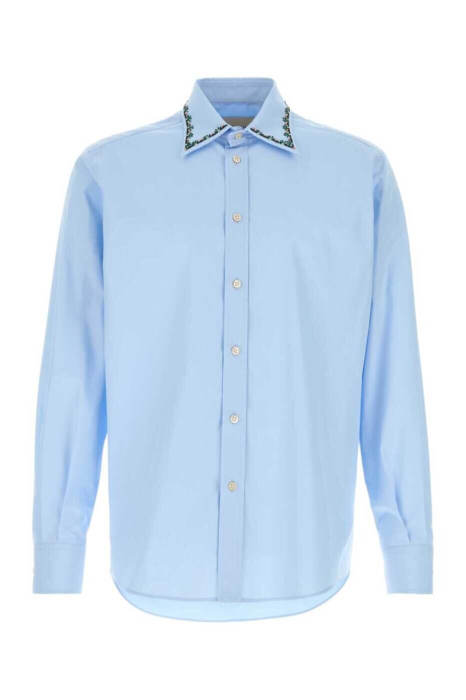 ヴァレンティノ ガラヴァーニ VALENTINO GARAVANI シャツ メンズ ブルー Shirts 8V3ABS87B57 E08 Light Blue 関税 送料無料 2026SS gb｜BRANDSHOP「il Tesoro」