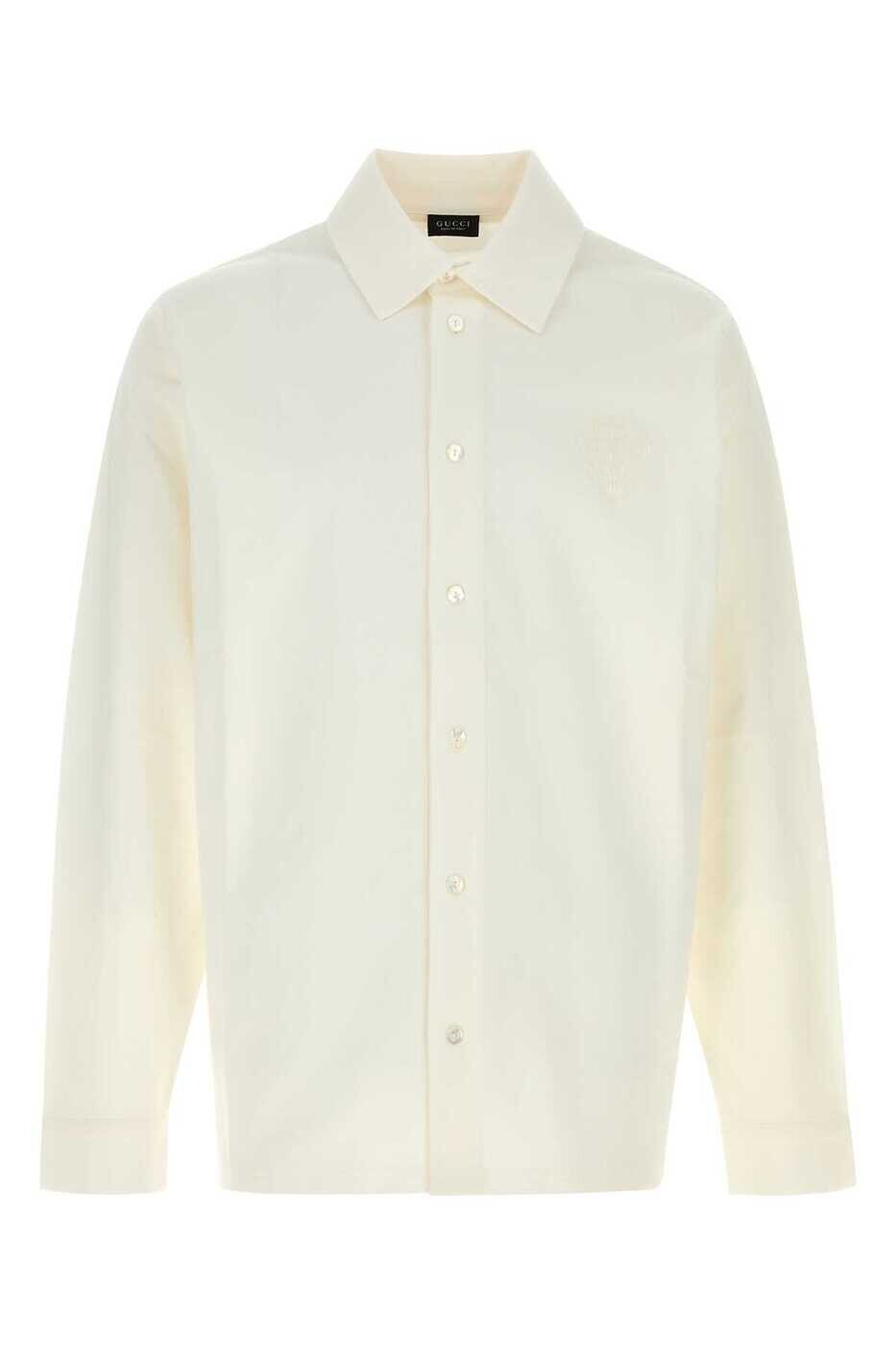グッチ GUCCI シャツ メンズ ホワイト Shirts 864621XJHTW 9000 White 関税 送料無料 2026SS gb｜BRANDSHOP「il Tesoro」