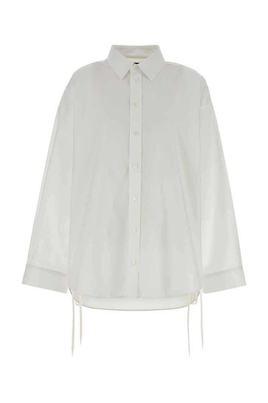 バレンシアガ BALENCIAGA シャツ レディース ホワイト Shirts 857835TRM28 9000 White 関税 送料無料 2026SS gb｜BRANDSHOP「il Tesoro」 77,770円
