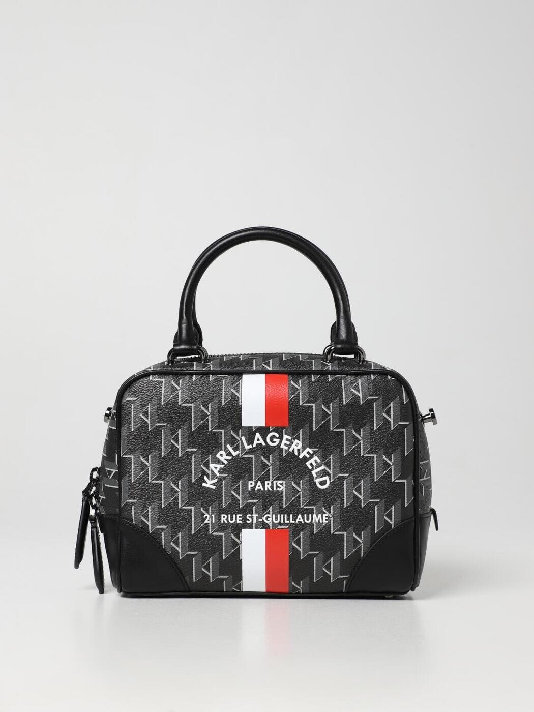 長い巻き毛 ラガーフェルド KARL LAGERFELD 御徒面子 レディース 黒いこと Business bags 225W3006 関税 貨物輸送無料 2022AW gi