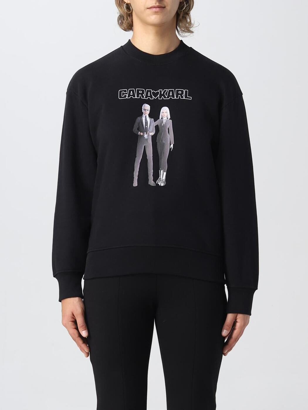 カール ラガーフェルド KARL LAGERFELD トレーナー レディース ブラック Sweatshirts 226W1861 Black 関税 送料無料 2022AW gi|BRANDSHOP「il Tesoro」