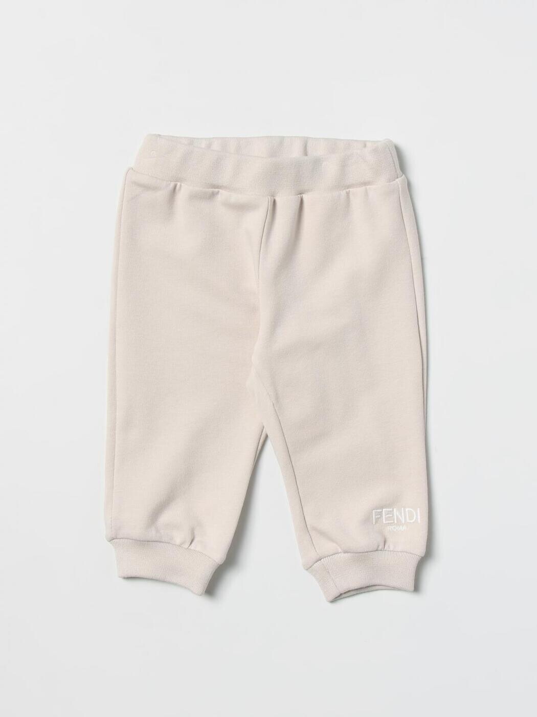 フェンディ FENDI ズボン ズボン下 ベビーユニセックス ベージュ Pants BUF0648RA 関税 貨物輸送無料 2025AW gi