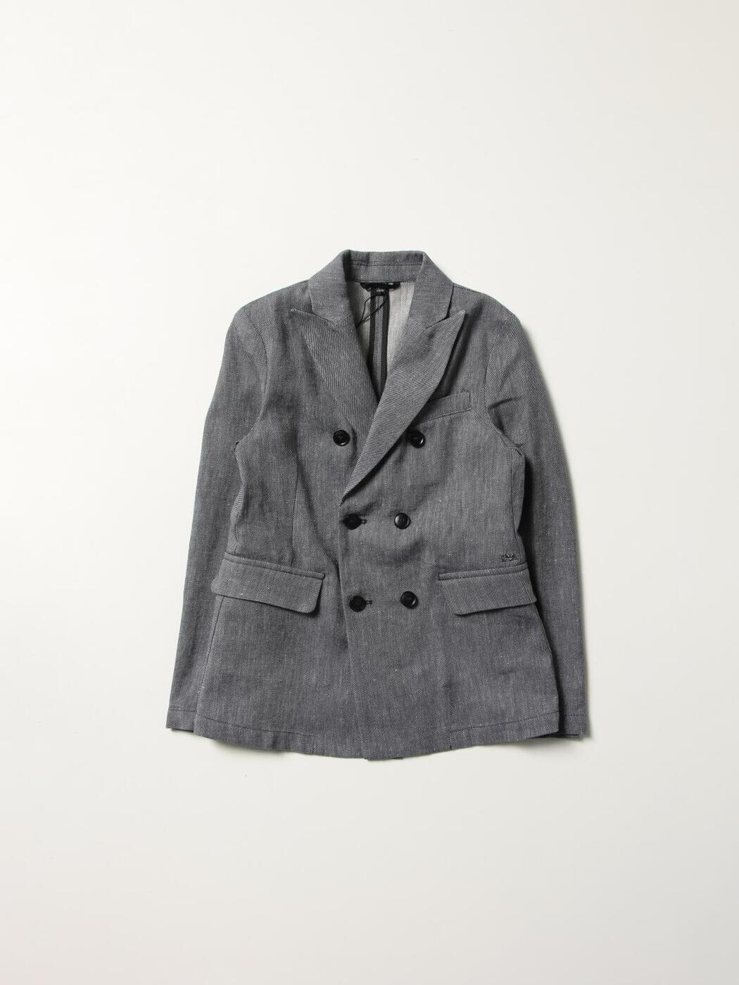 エンポリオ・アルマーニ EMPORIO ARMANI ボンバージャケット 上衣 ボーイズ 青碧 Bomber jackets 3L4G684N6AZ 関税 貨物輸送無料 2025AW gi
