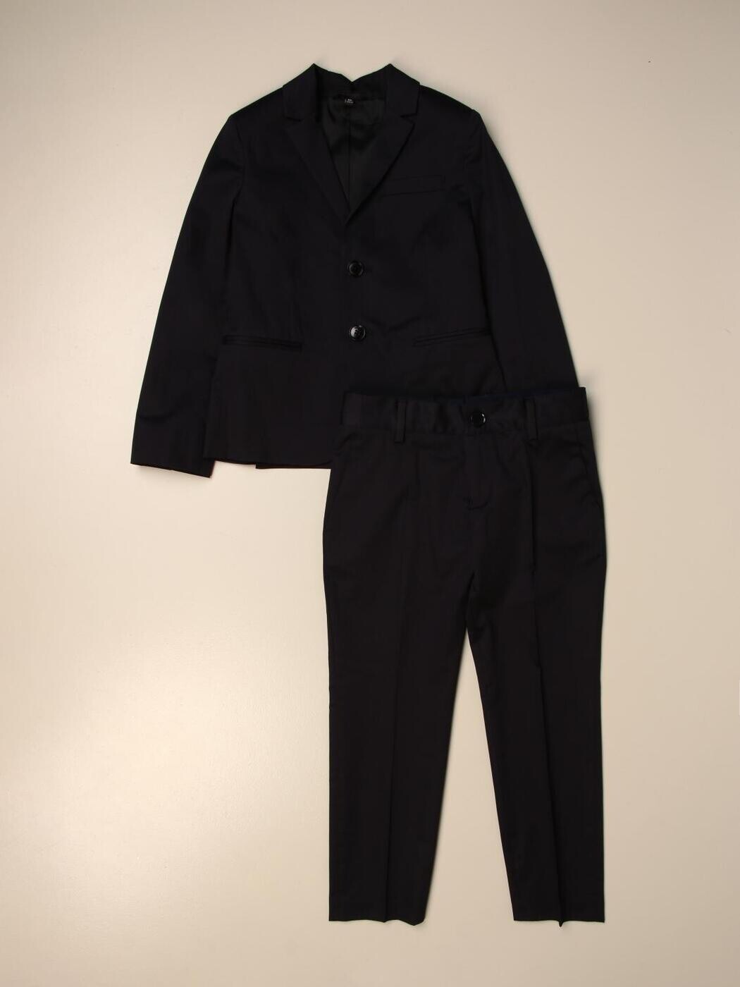 エンポリオ・アルマーニ EMPORIO ARMANI 背広 ボーイズ 青碧 Suits 3K4VJ7 4N12Z 関税 貨物輸送無料 2025AW gi