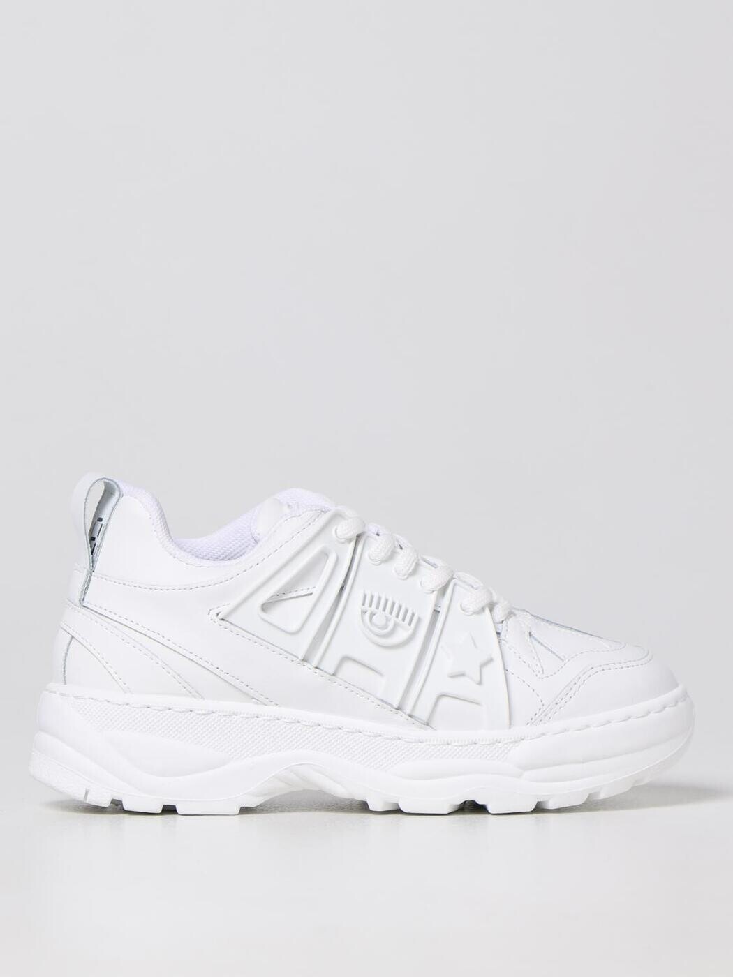 キアラ・フェラーニ CHIARA FERRAGNI 厚底スニーカー スニーカー ガールズ ホワイト High top sneakers CFB150009 White 関税 送料無料 2025AW gi｜BRANDSHOP「il Tesoro」