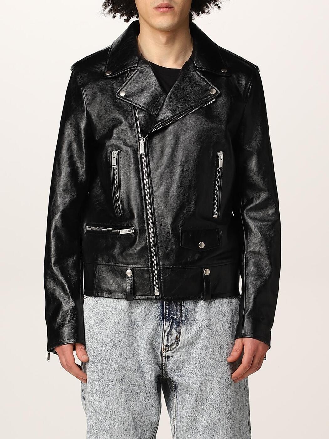 イヴ サンローラン SAINT LAURENT PARIS ジャケット メンズ ブラック Jackets 484284YC2NI Black 関税 送料無料 2025AW gi｜BRANDSHOP「il Tesoro」