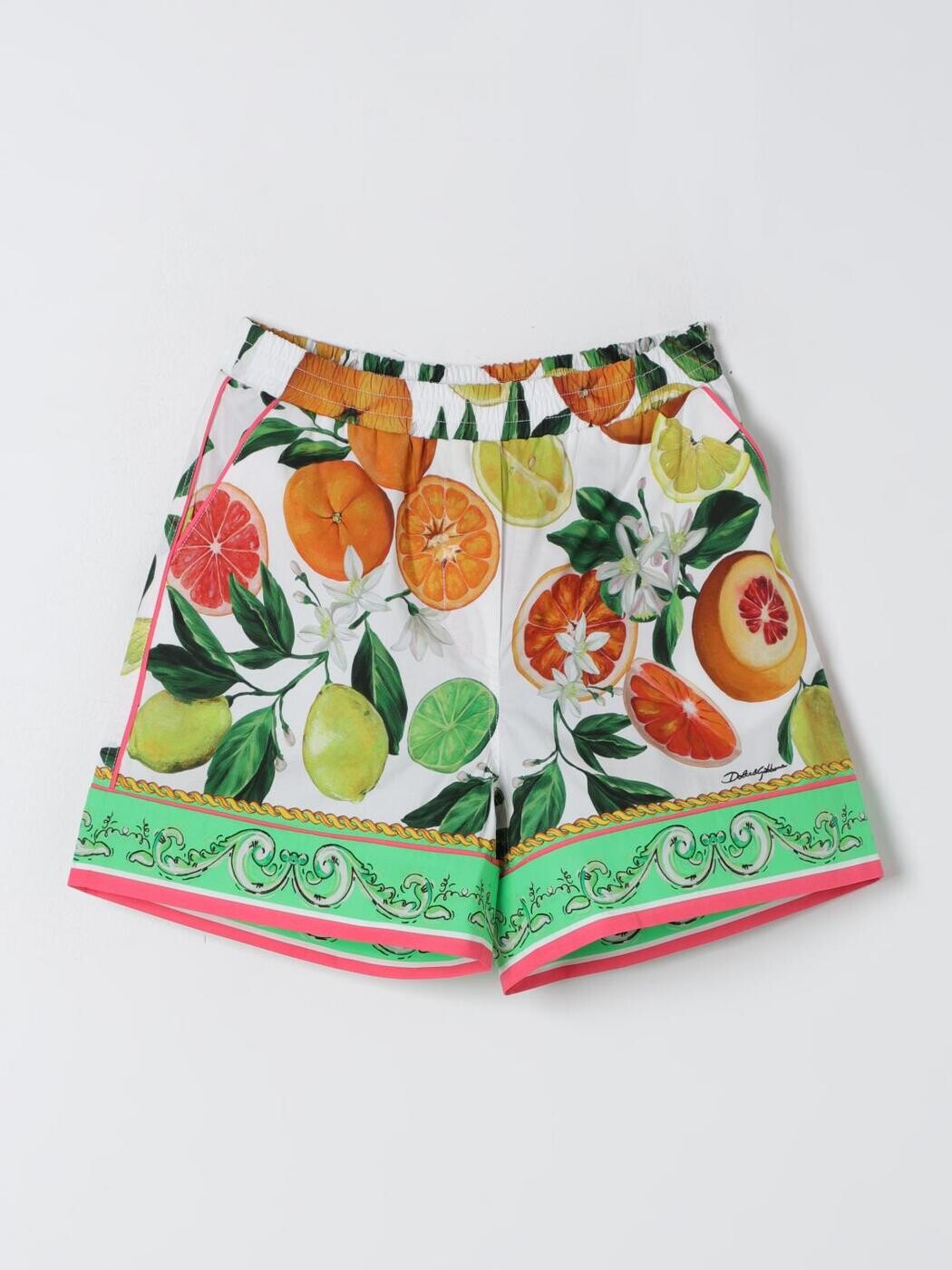 ドルチェ＆ガッバーナ DOLCE\u0026GABBANA 遊撃手ズボン下 ズボン下 さる股引き ボーイズ マルチ色つや Shorts L52Q33G7L9A 関税 貨物輸送無料 2024SS gi