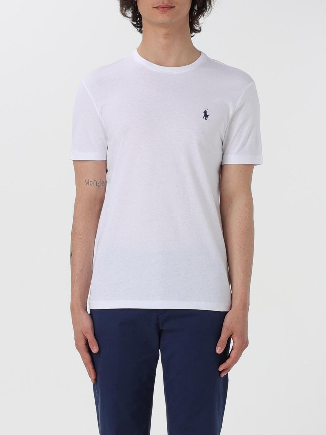 ポロ ラルフ ローレン POLO RALPH LAUREN Tシャツ メンズ ホワイト T-shirts 710680785003 White 関税 送料無料 2026SS gi｜BRANDSHOP「il Tesoro」