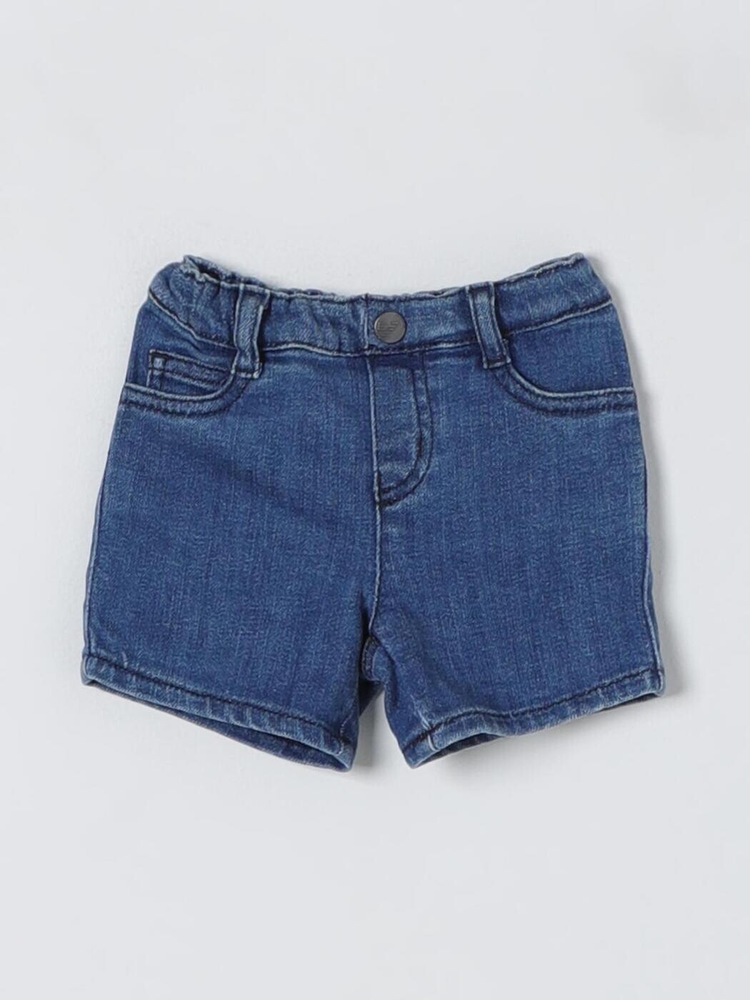 エン急性灰白髄炎 アルマーニ EMPORIO ARMANI ズボン下 遊撃手ズボン下 ベビーユニセックス 青碧 Shorts 8NHS094D3BZ 関税 貨物輸送無料 2025AW gi