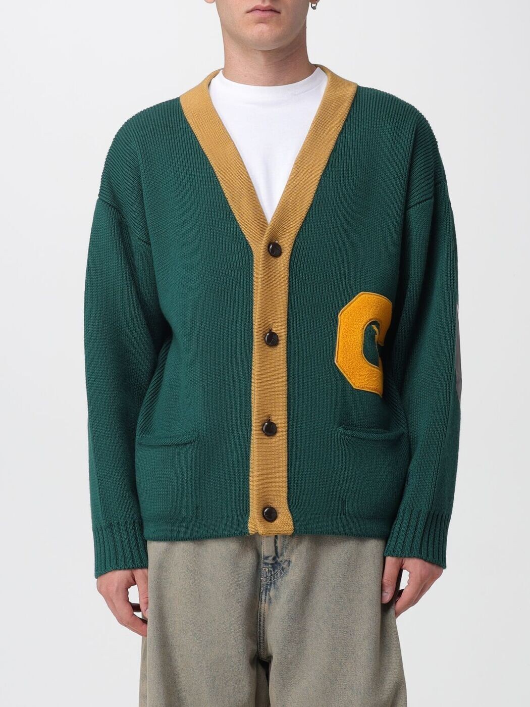 はやりっ子 CHAMPION プルオーバー 編み物御召しもの メンズ マルチ色合い Knitwear 221889 Multicolor 関税 貨物輸送無料 2025AW gi